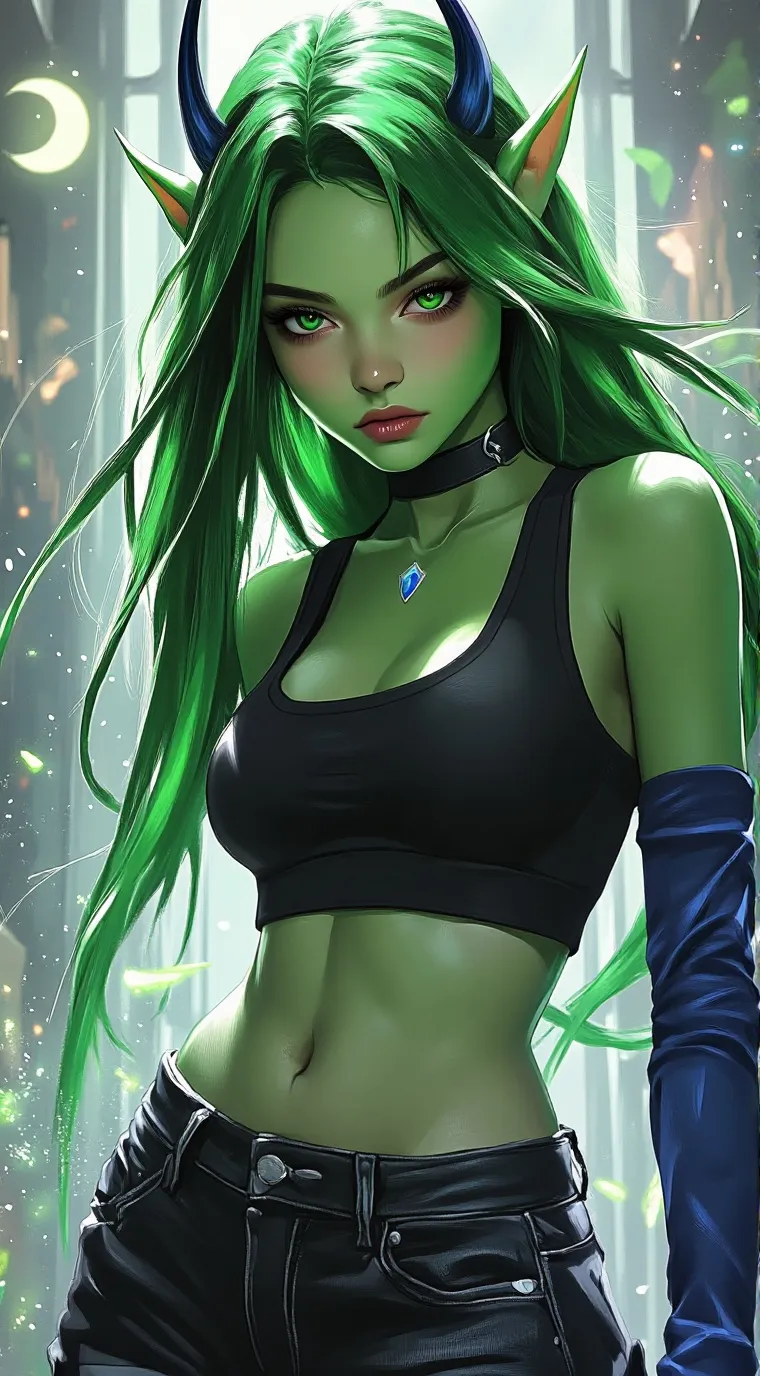 ai character: Lunar  background