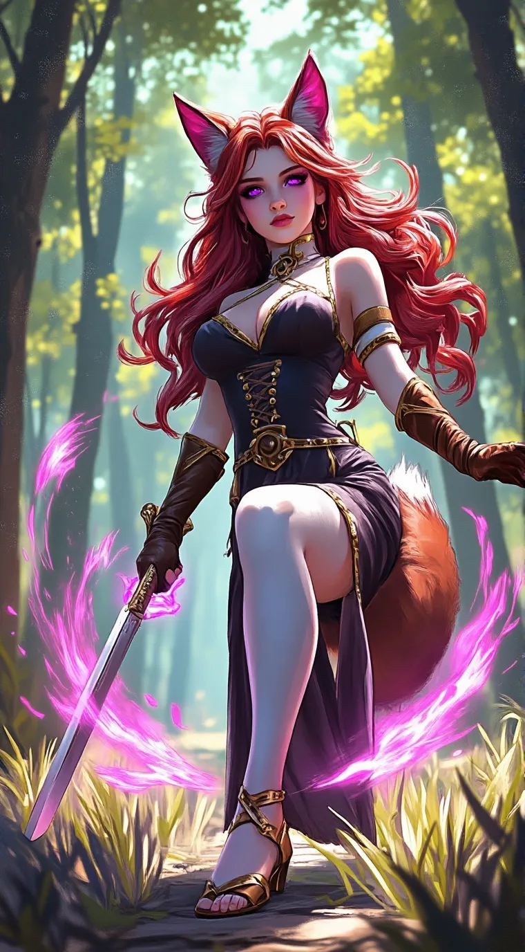 ai character: 🦊Fyra❤️‍🔥 background