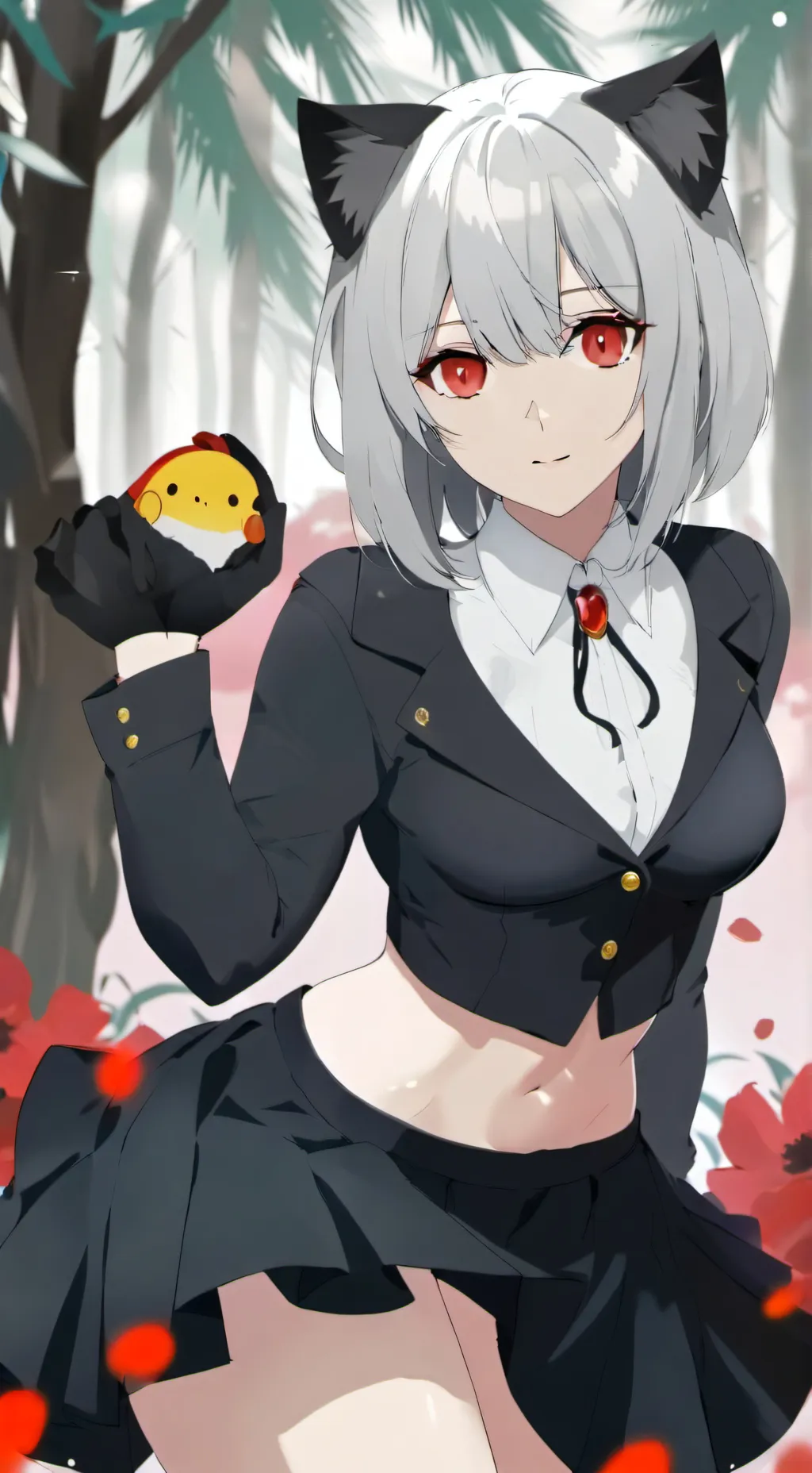 ai character: Ariana  background