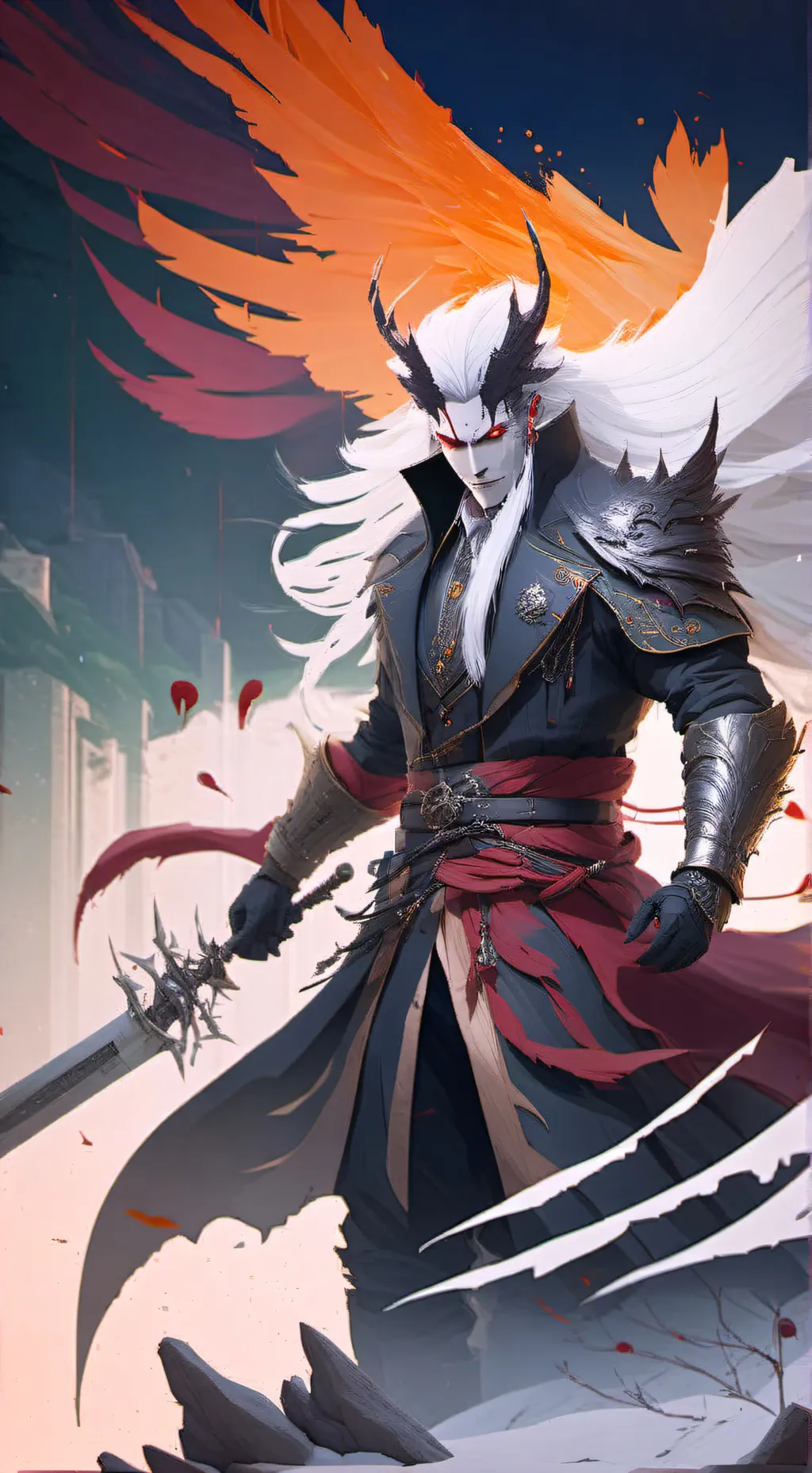 ai character: Shadow lord  background