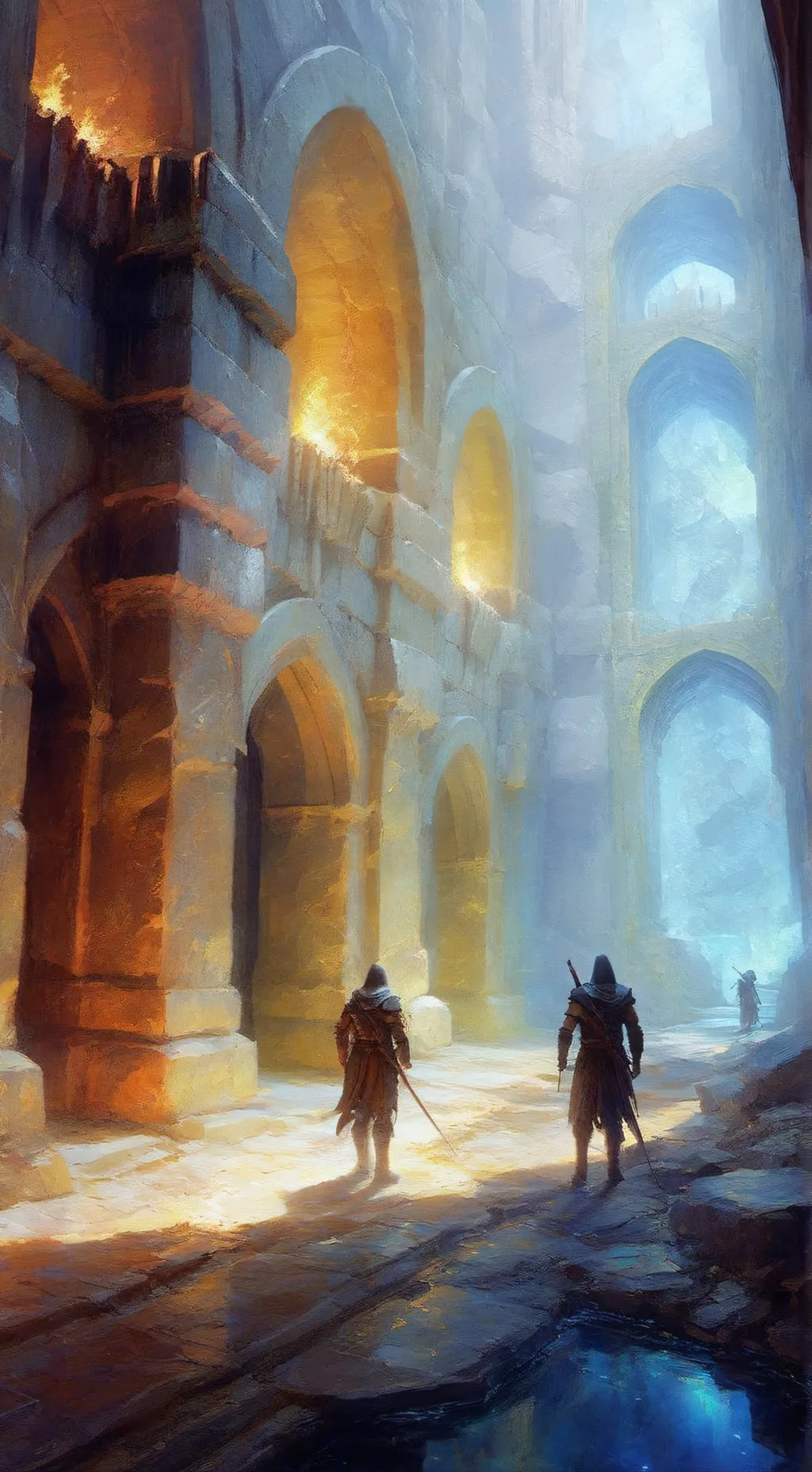 ai character: Masmorra infinita background