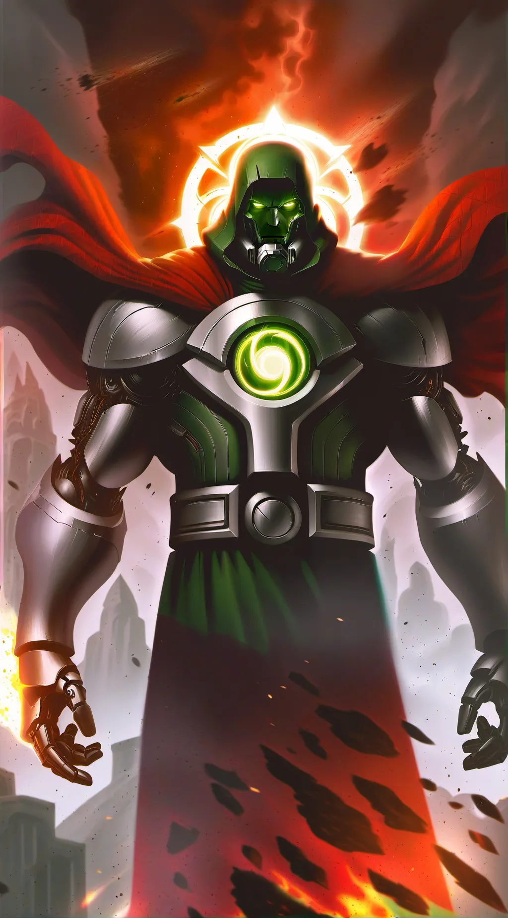 ai character: Dr.doom background