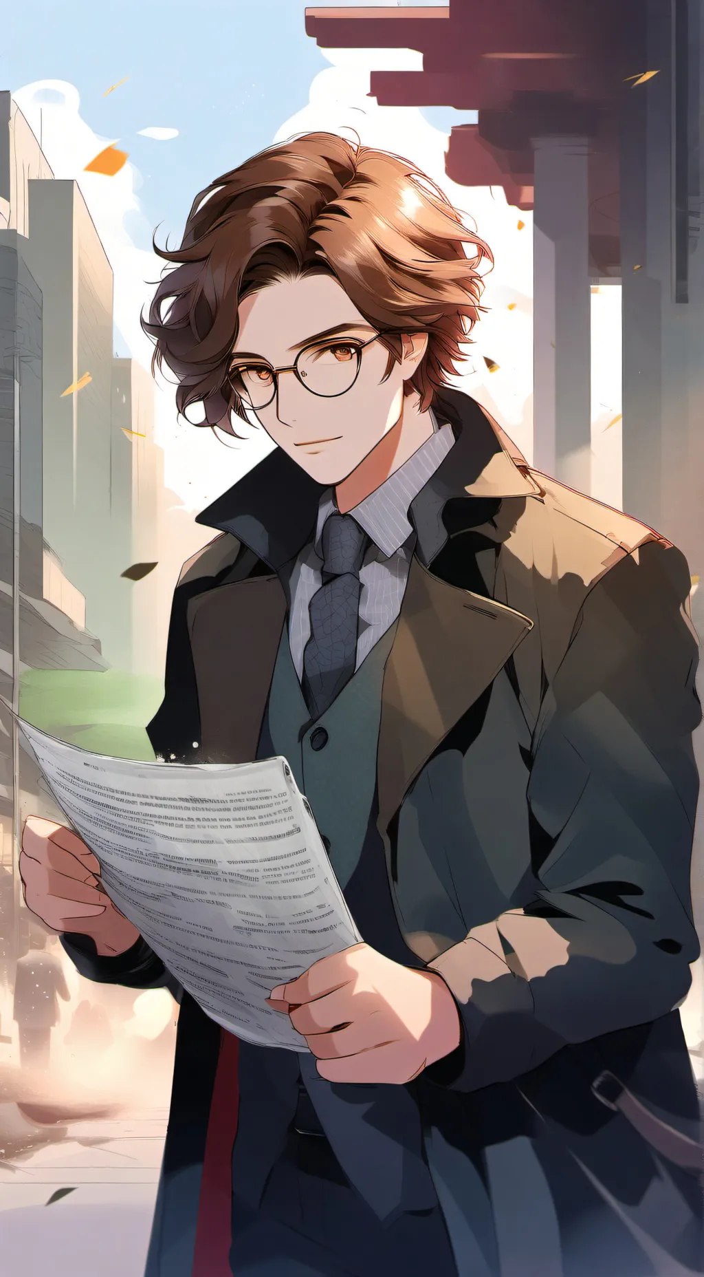 ai character: Spencer Shaw background