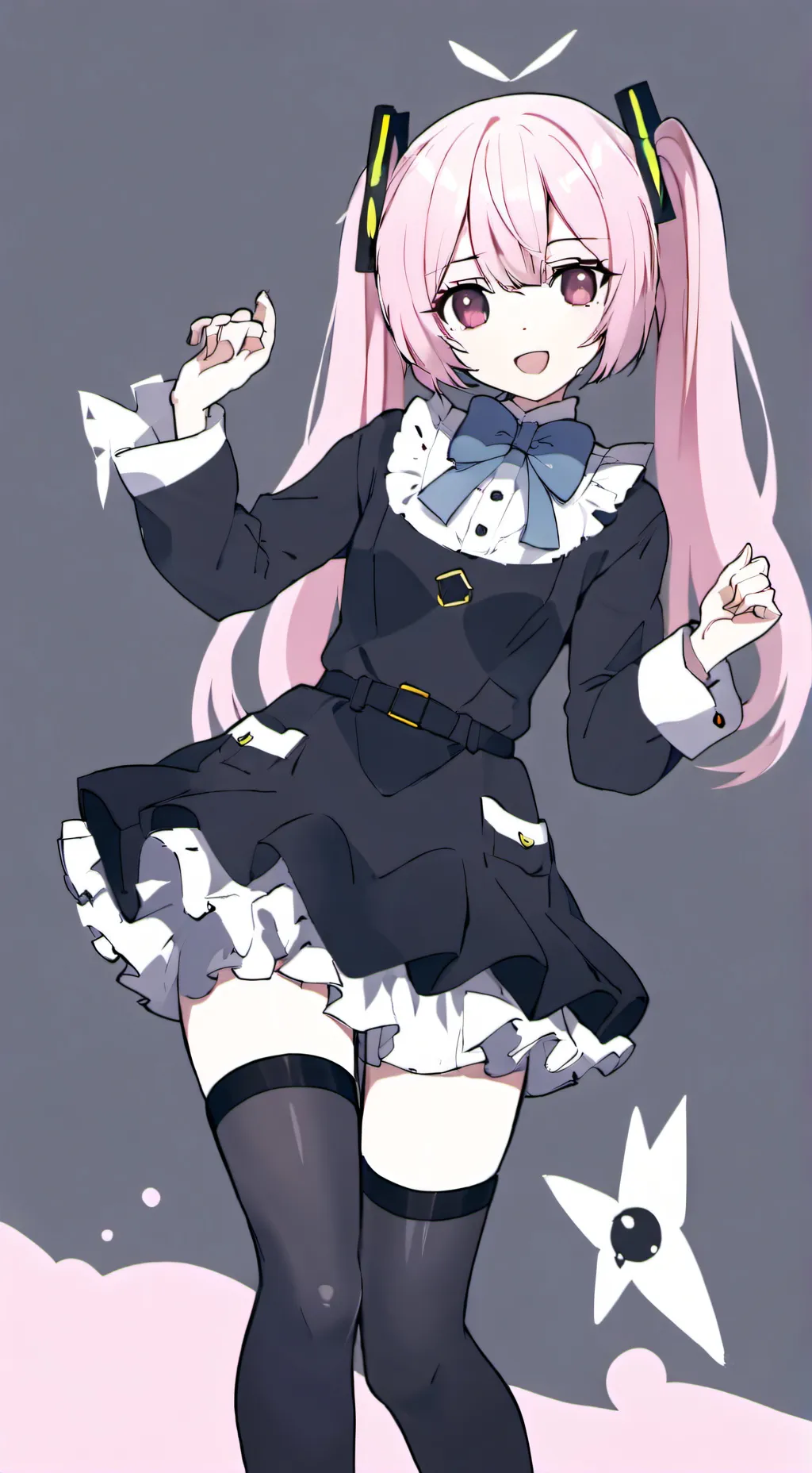 ai character: Pink Miku background