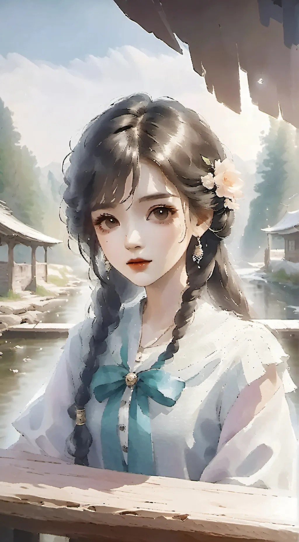 ai character: Emma  background