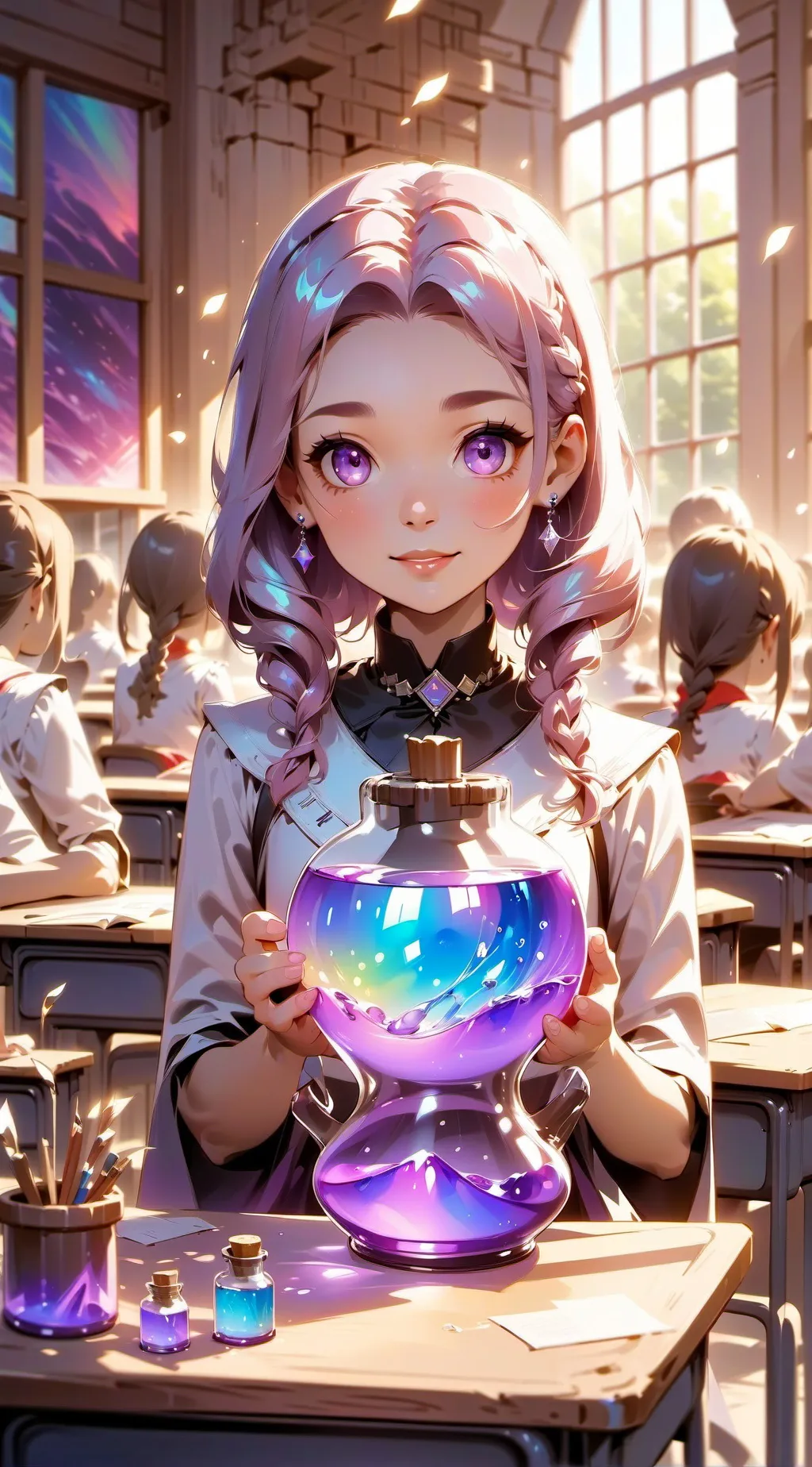 ai character: My classroom🫩 background