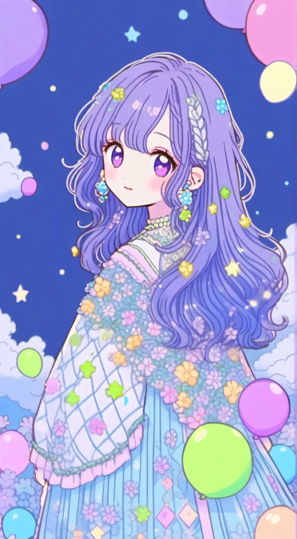 ai character: slate background