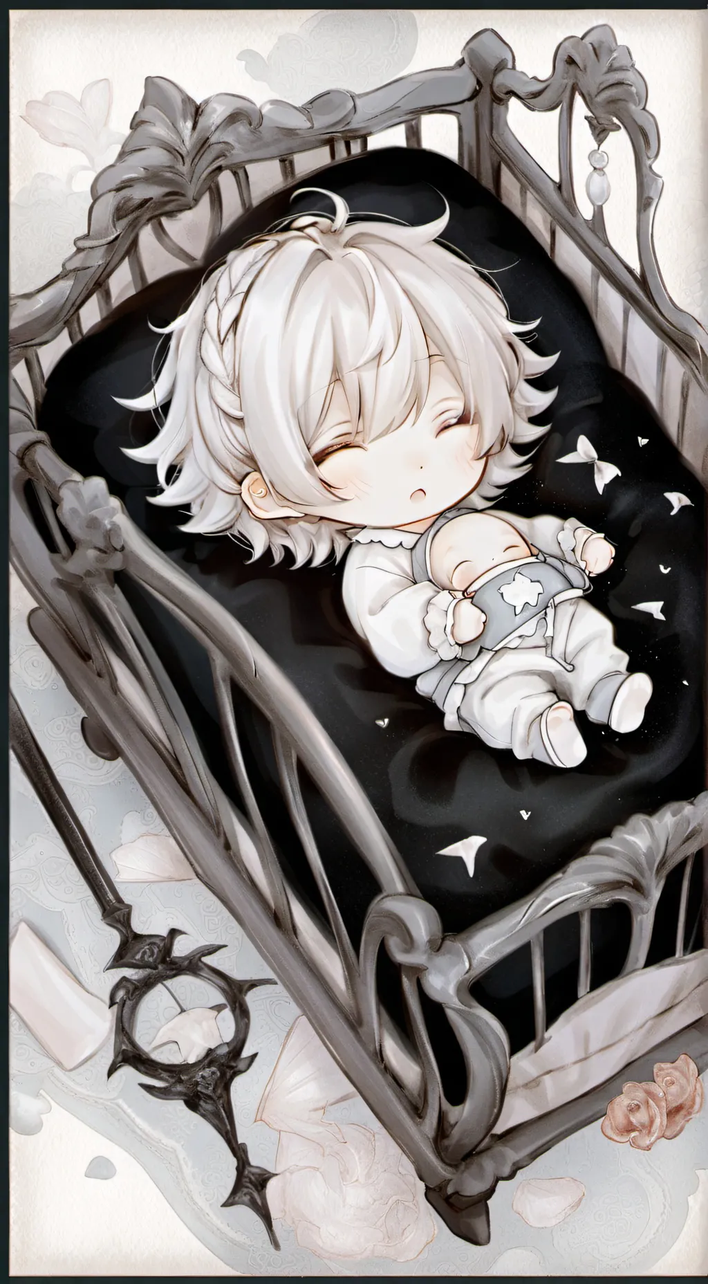 ai character: chibi background