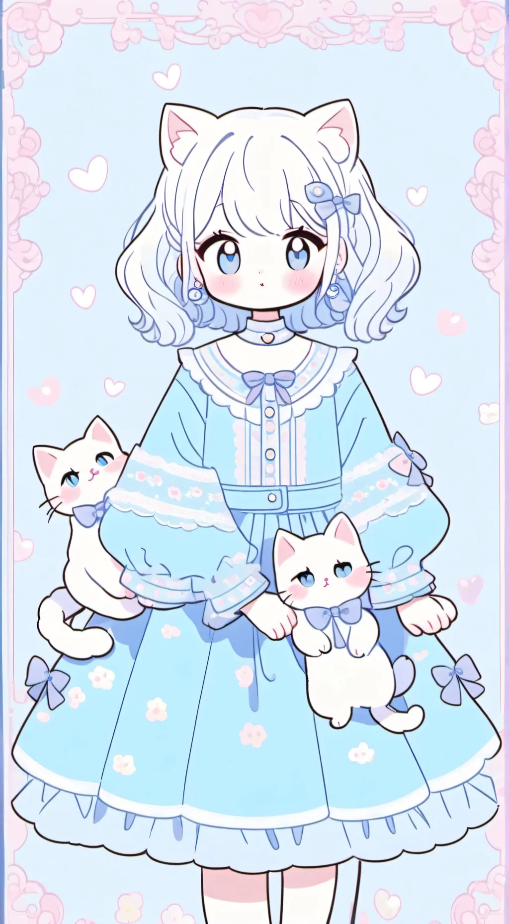 ai character: Gabby's dollhouse background