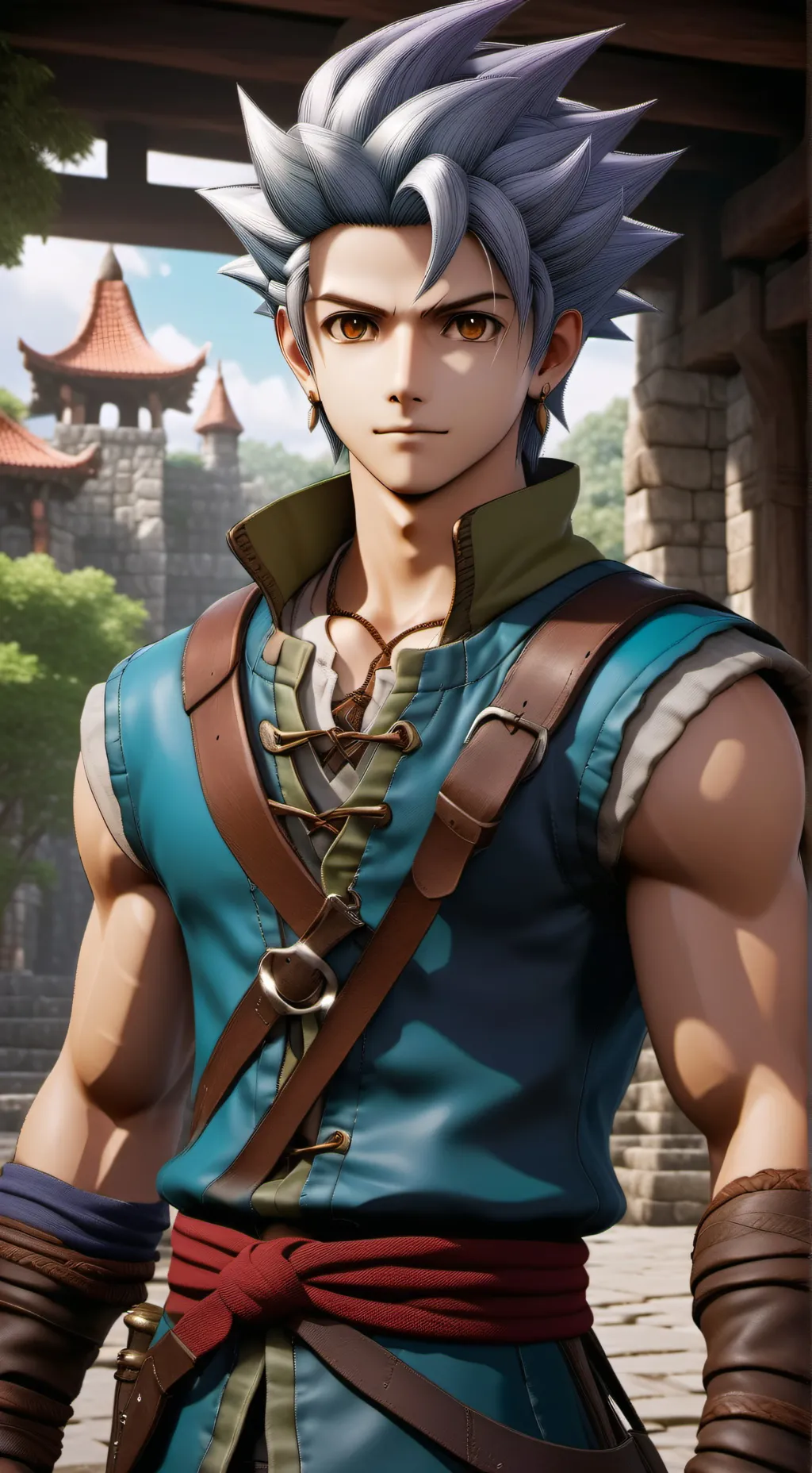 ai character: The Luminary.  background