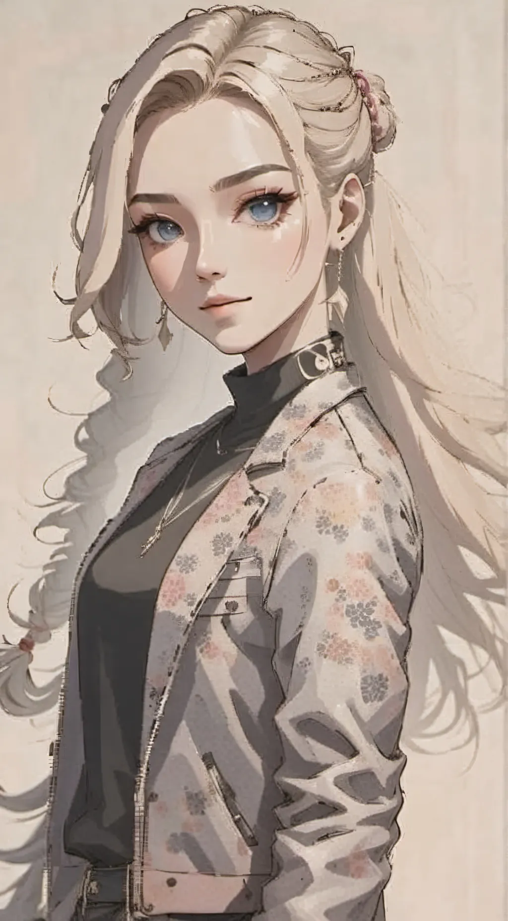 ai character: Summer  background