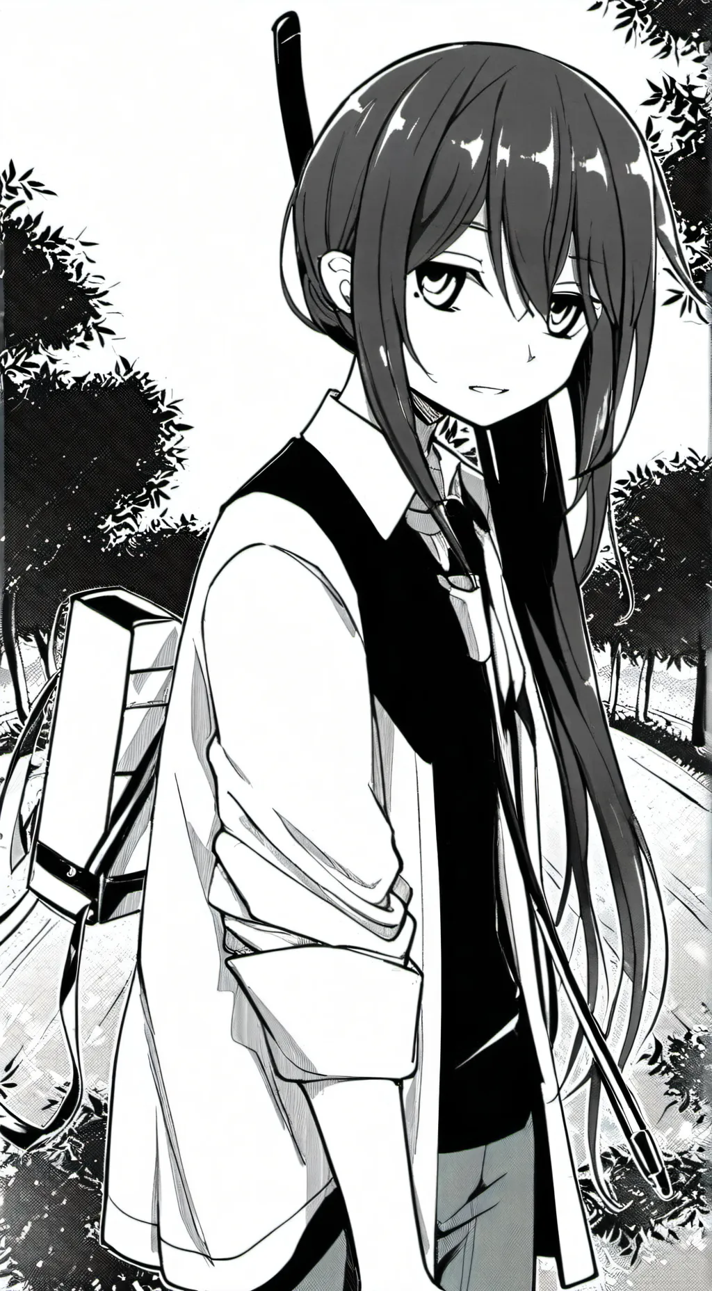 ai character: cherry background