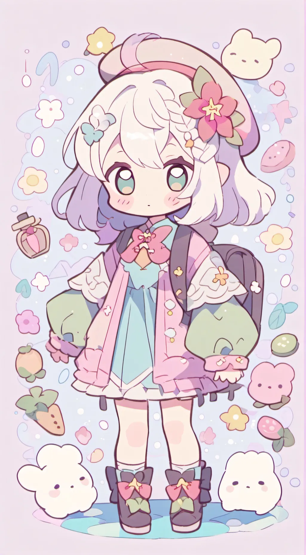 ai character: Gold digger background