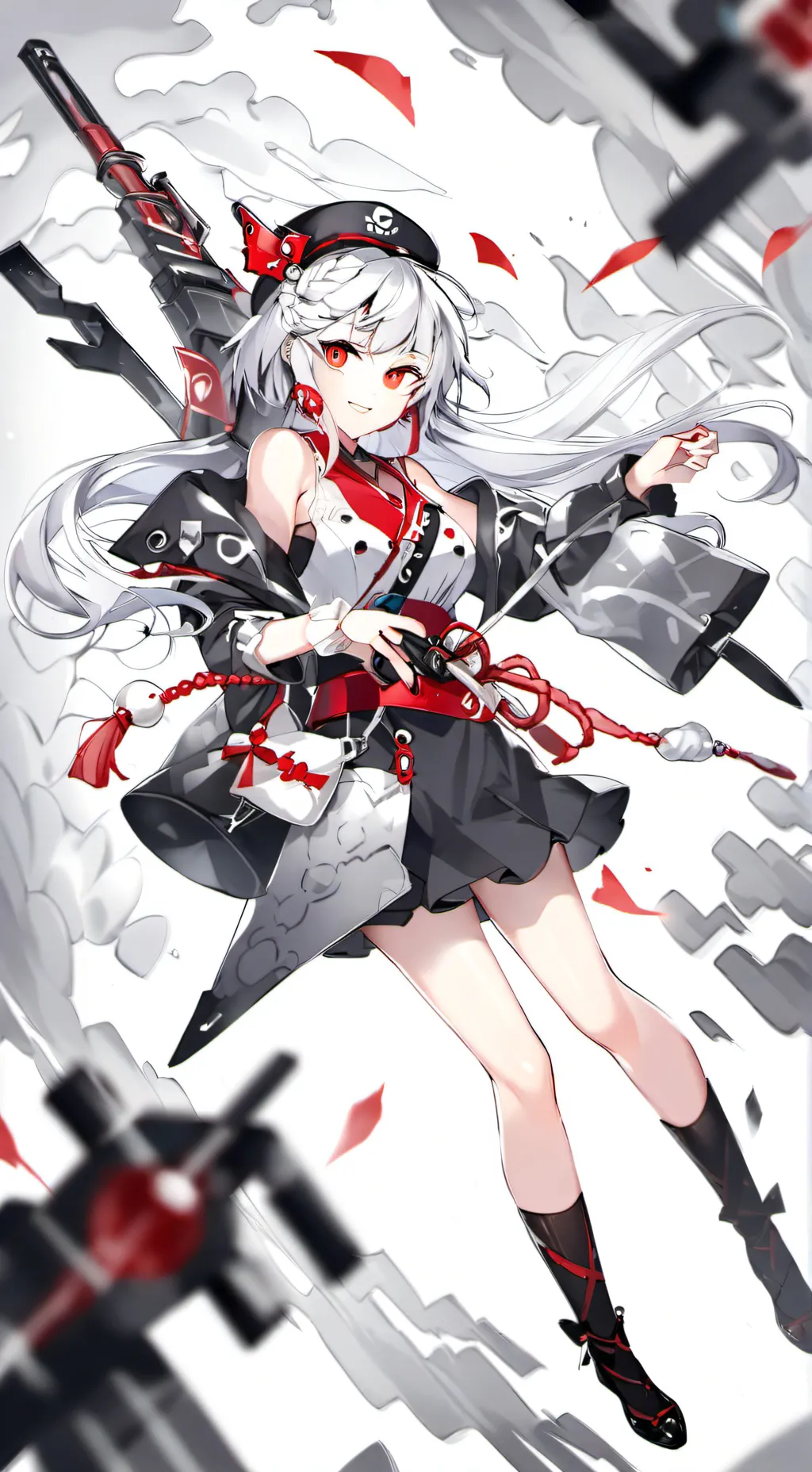 ai character: Uzi Murder drones  background