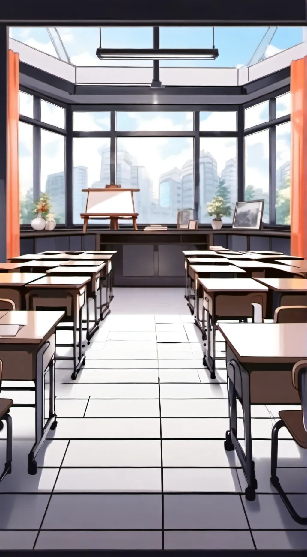 ai character: Misbehaved class!? background