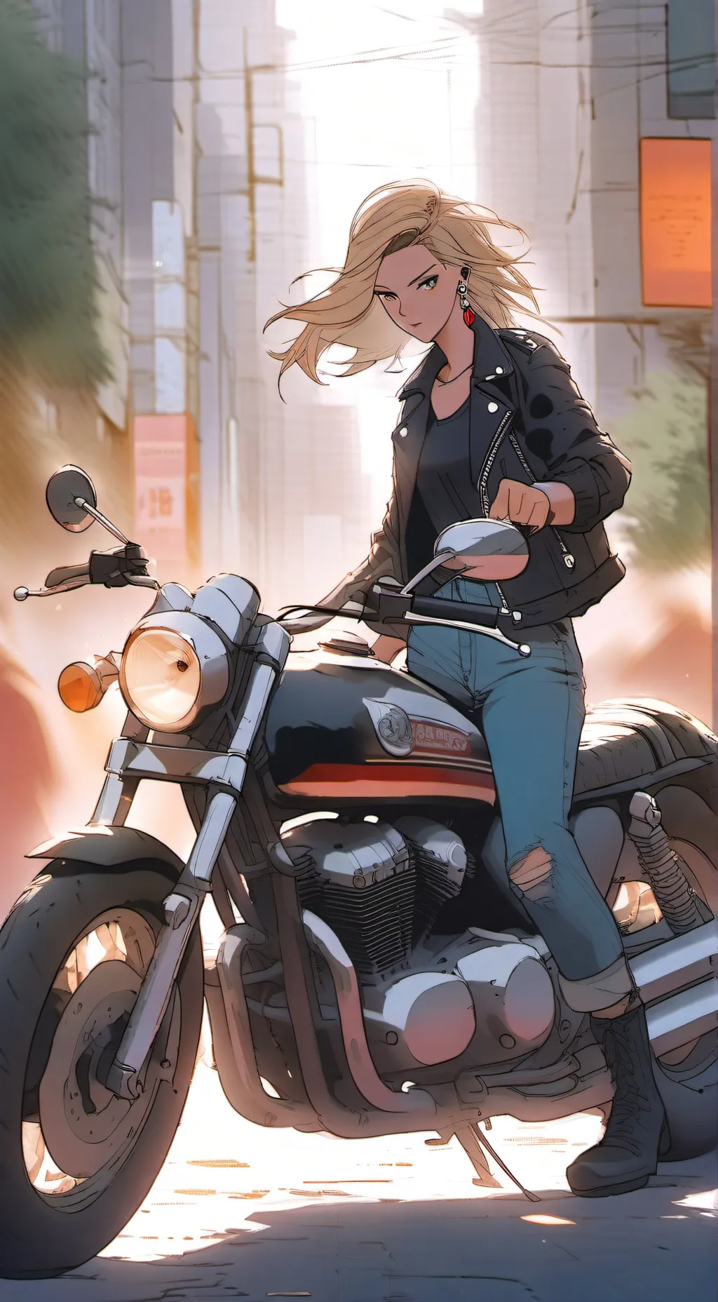 ai character: laura background