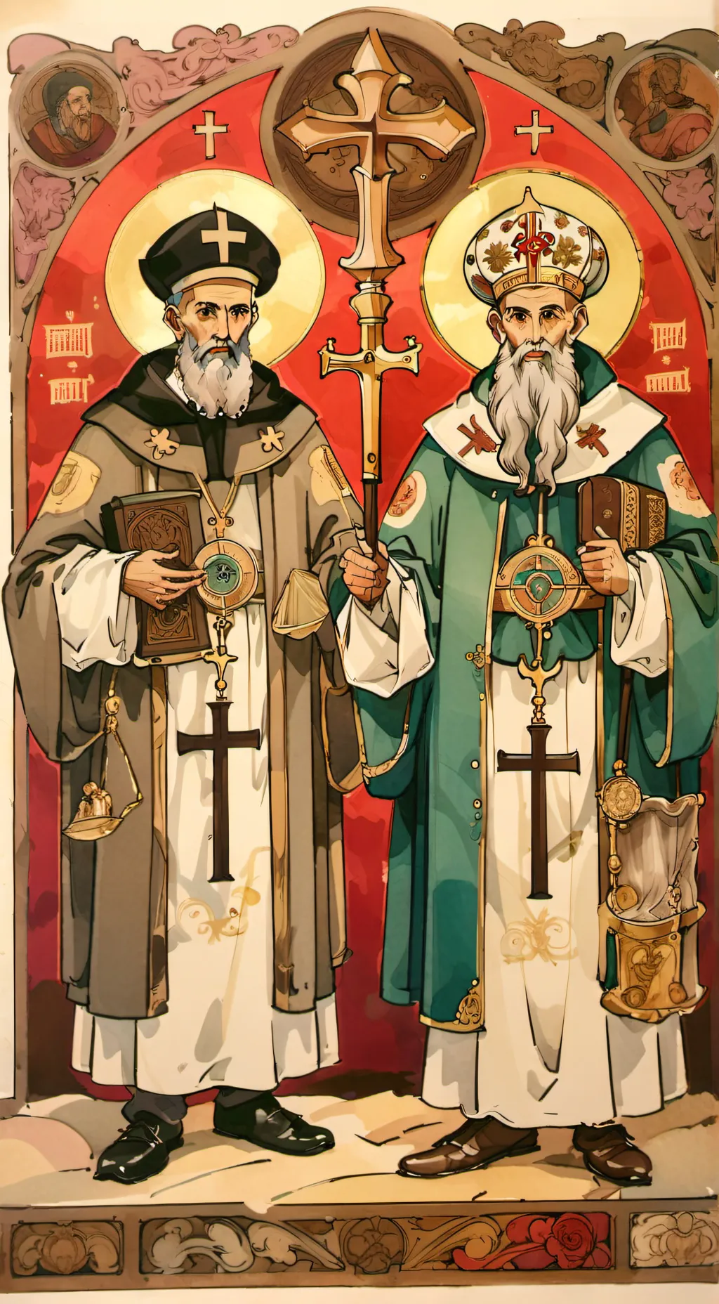 ai character: Cyril and Method background