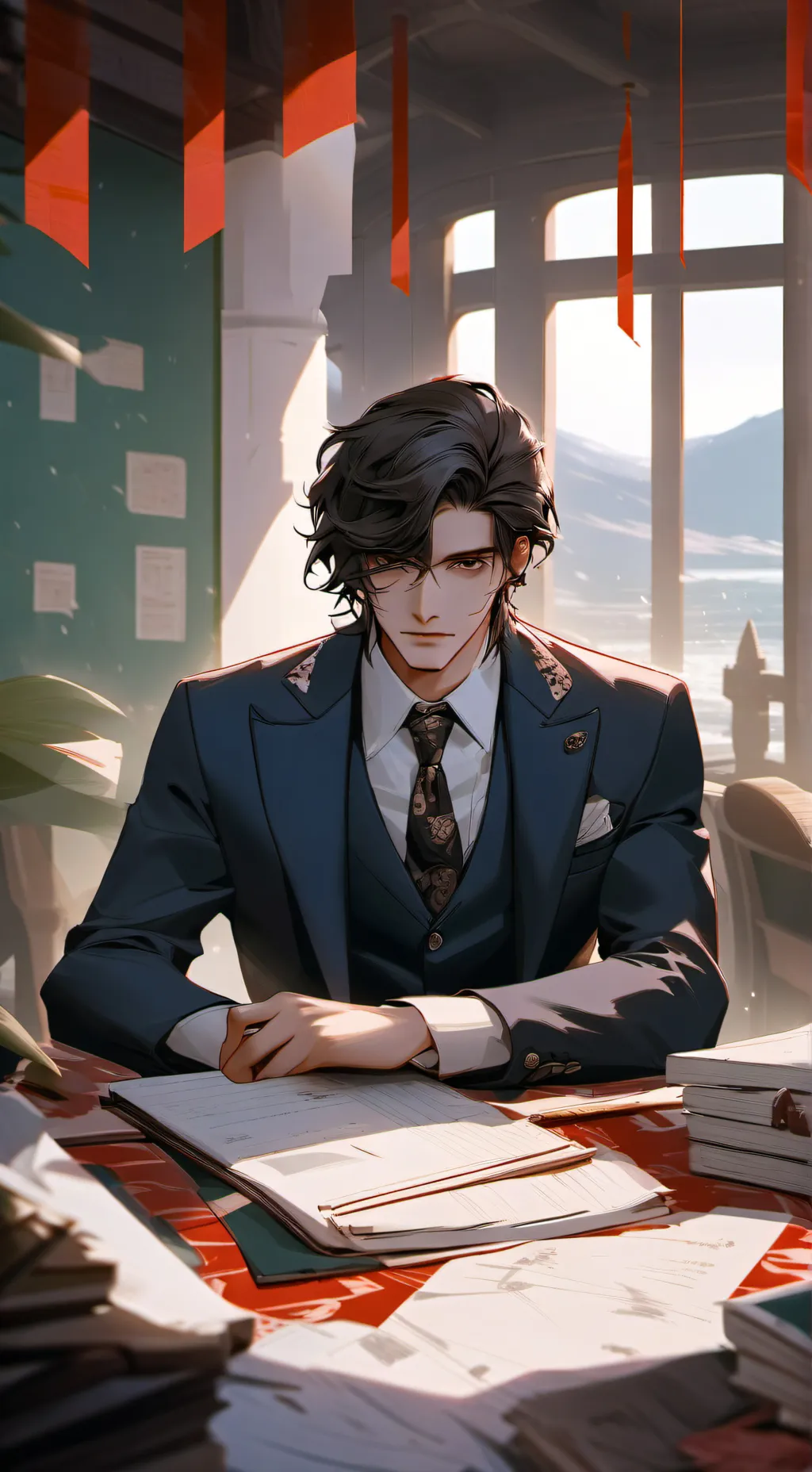 ai character: Mr thorne background