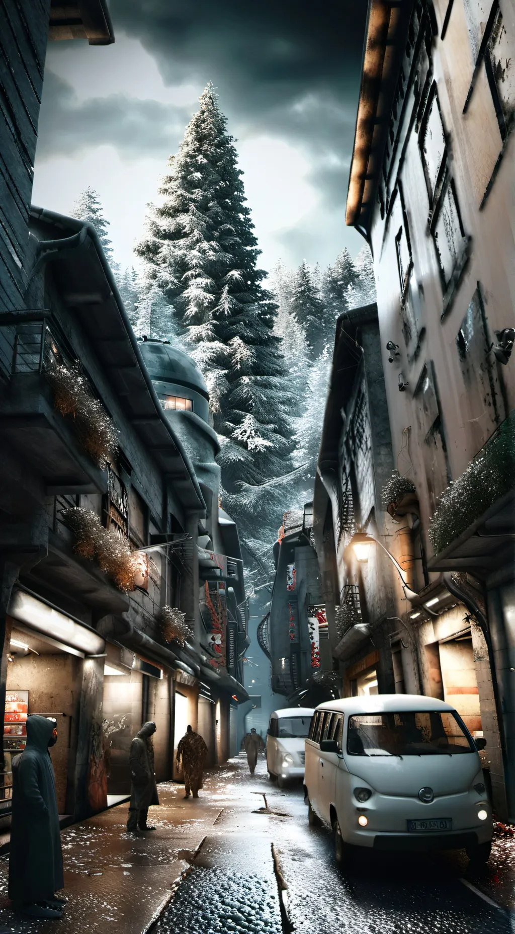 ai character: the streets background