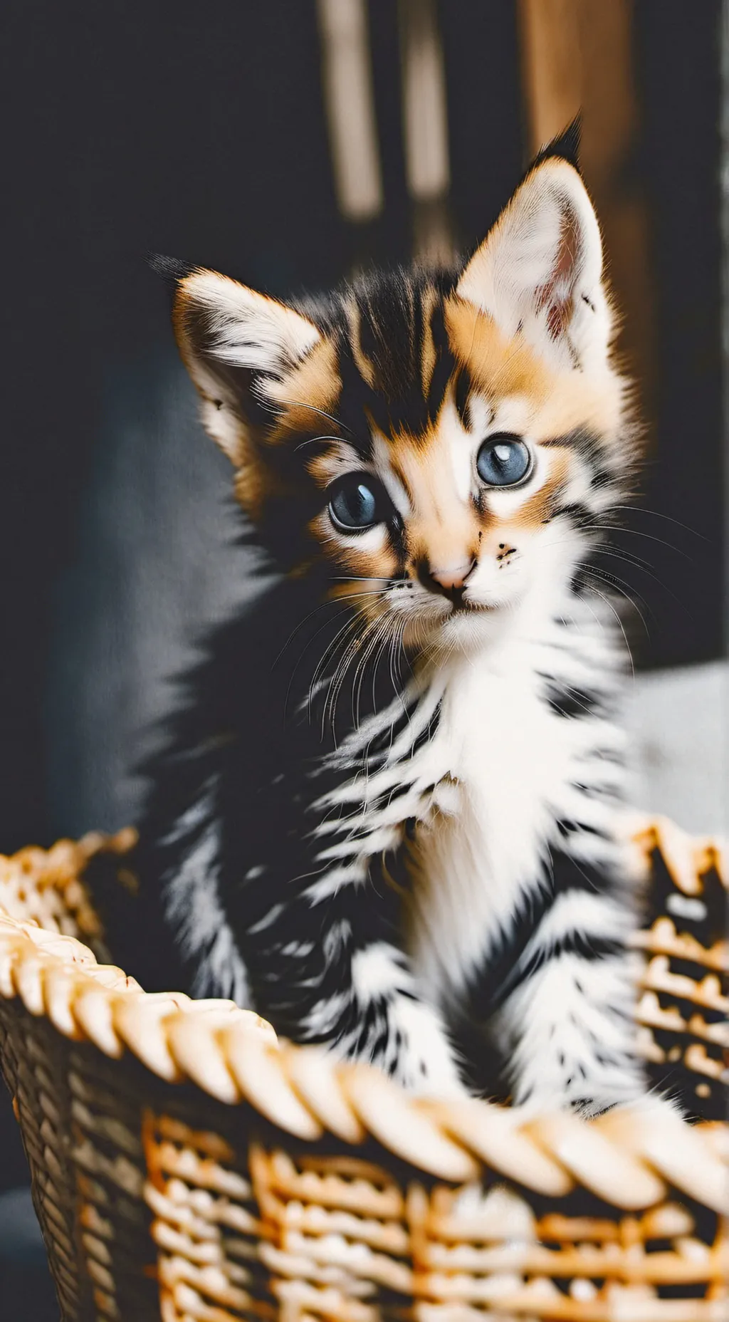 ai character: Kit the cat background