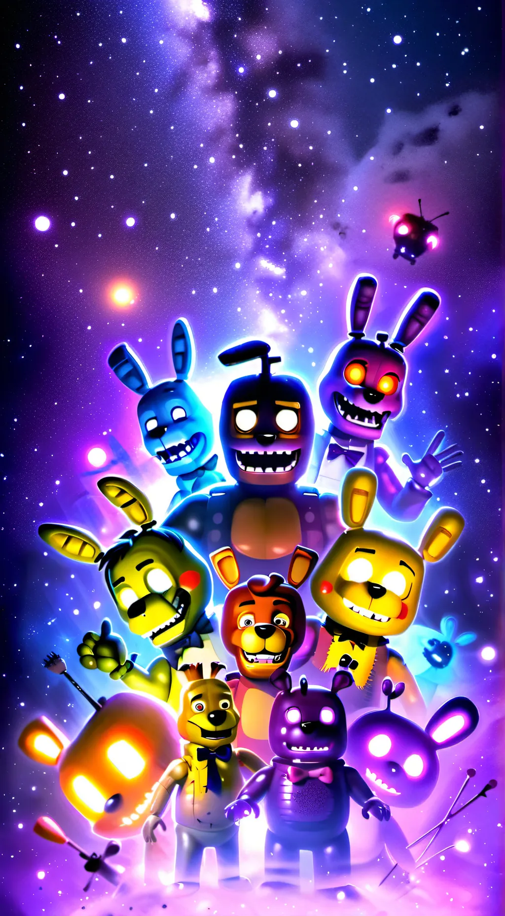 ai character: FNAF 1 background