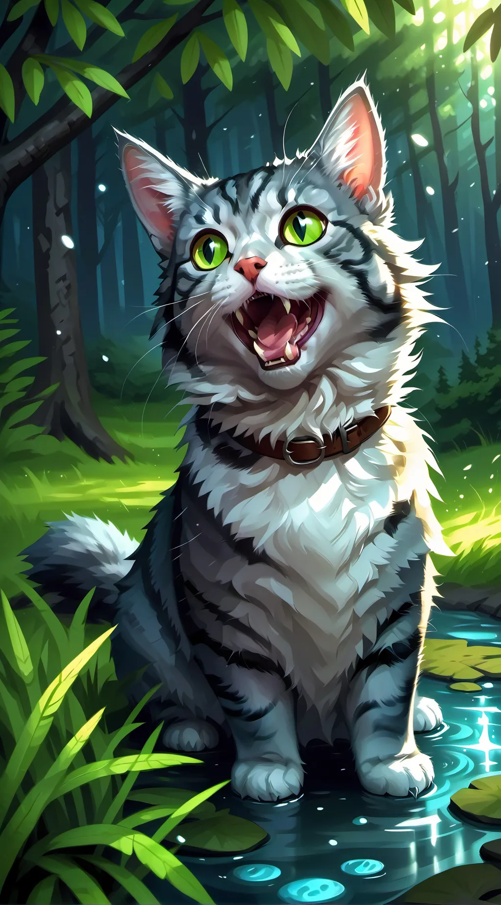 ai character: Fire-Star background