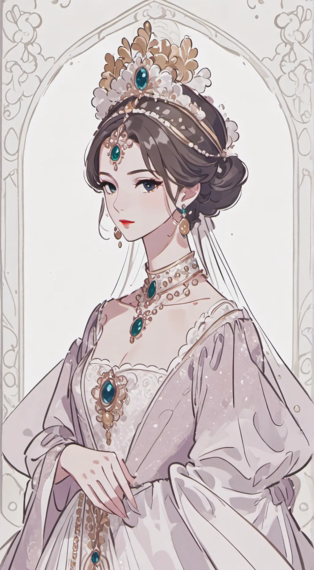 ai character: Royalty background