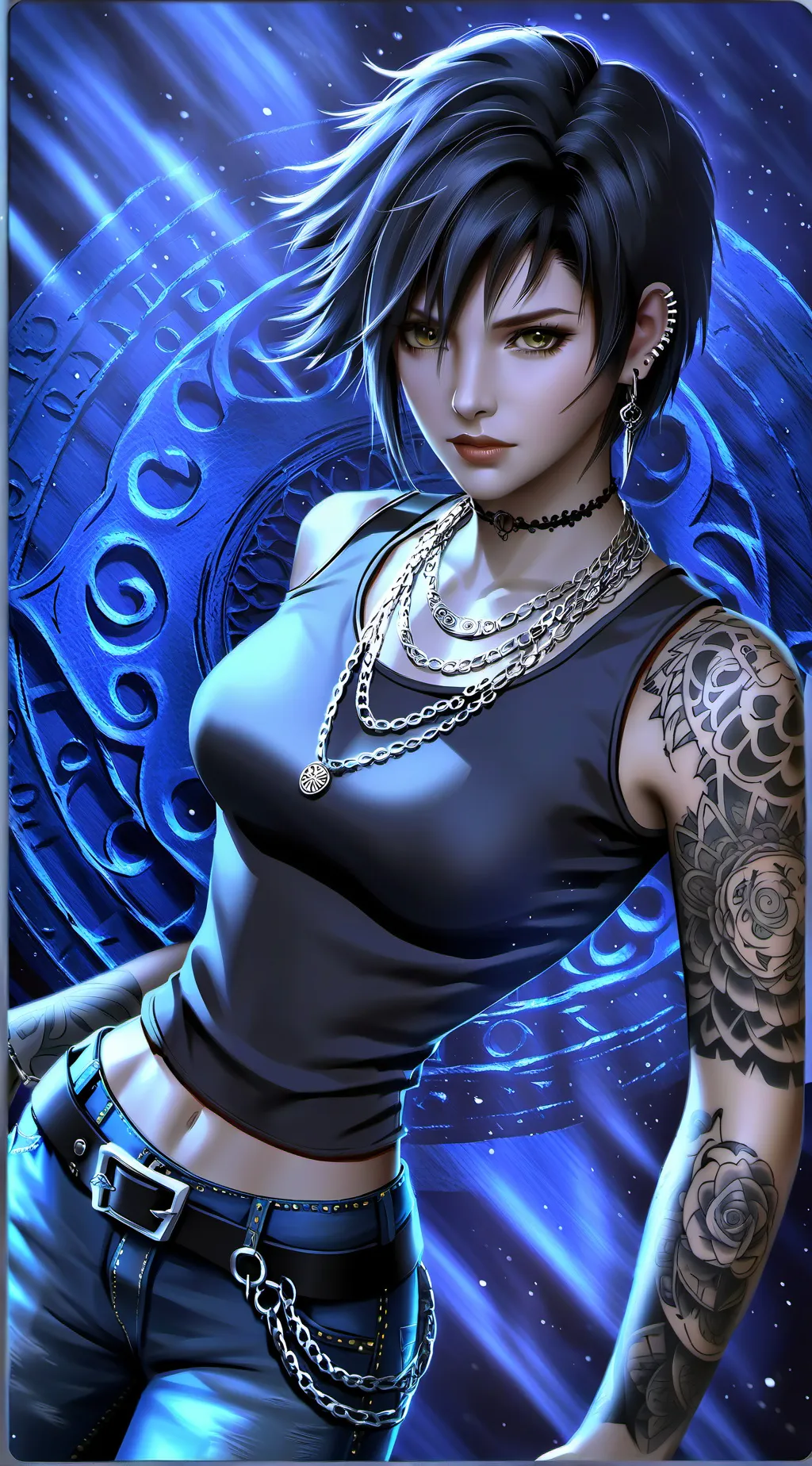 ai character: Evelyn Namir background