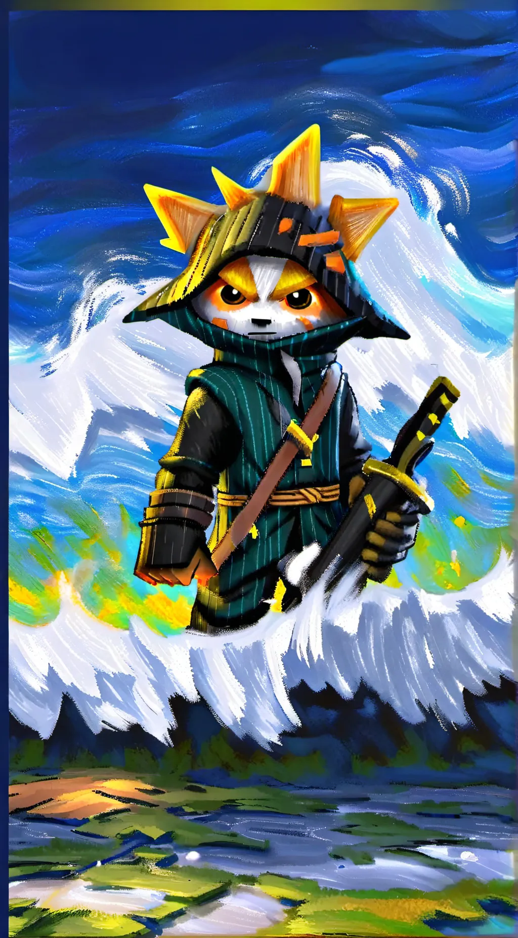 ai character: Adopting a gubby background