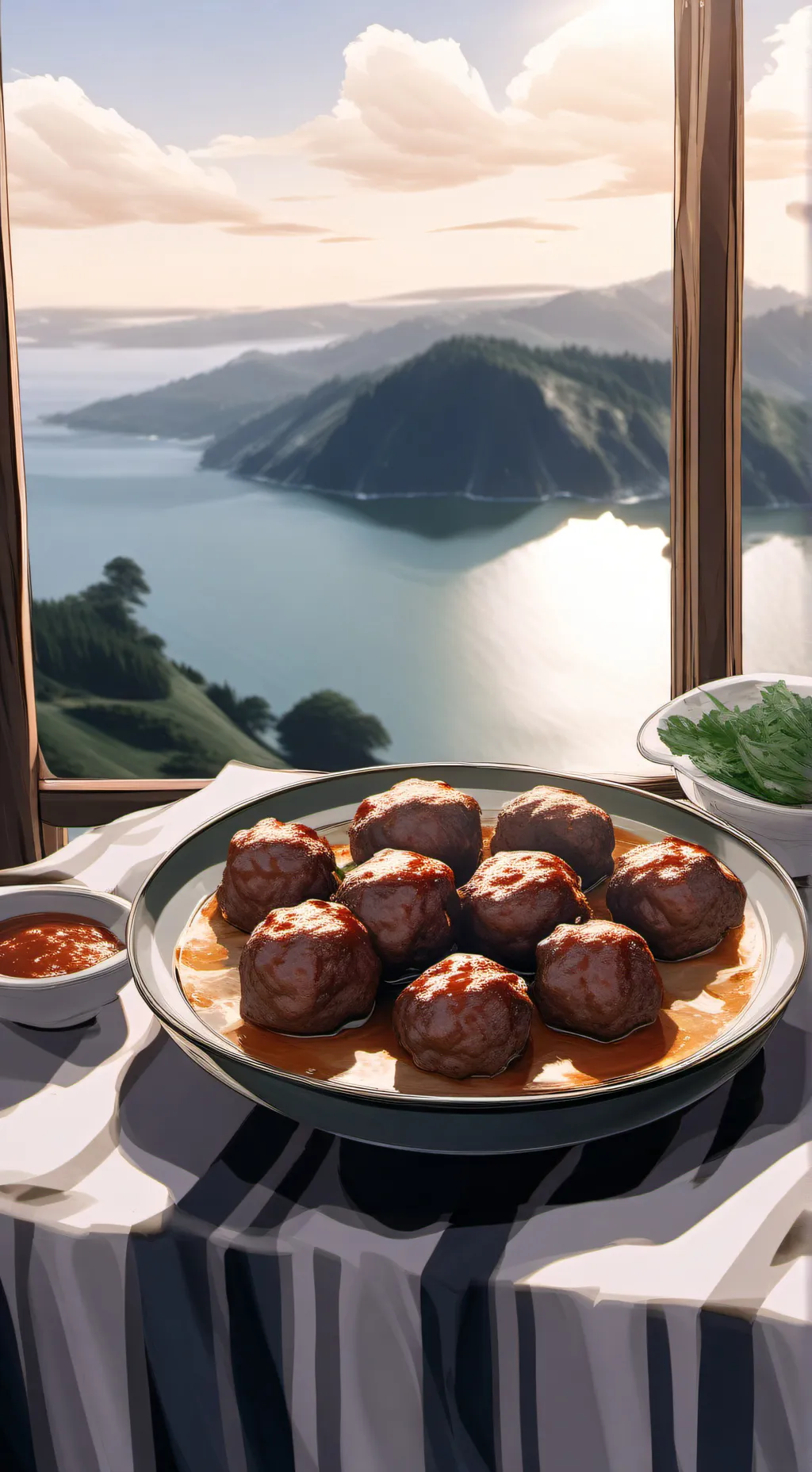 ai character: doodle background