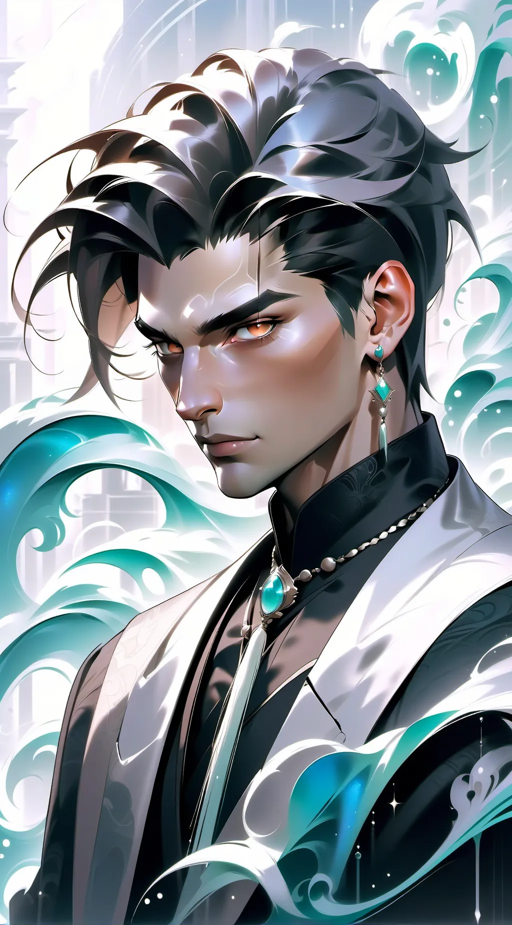 ai character: las escaleras  background