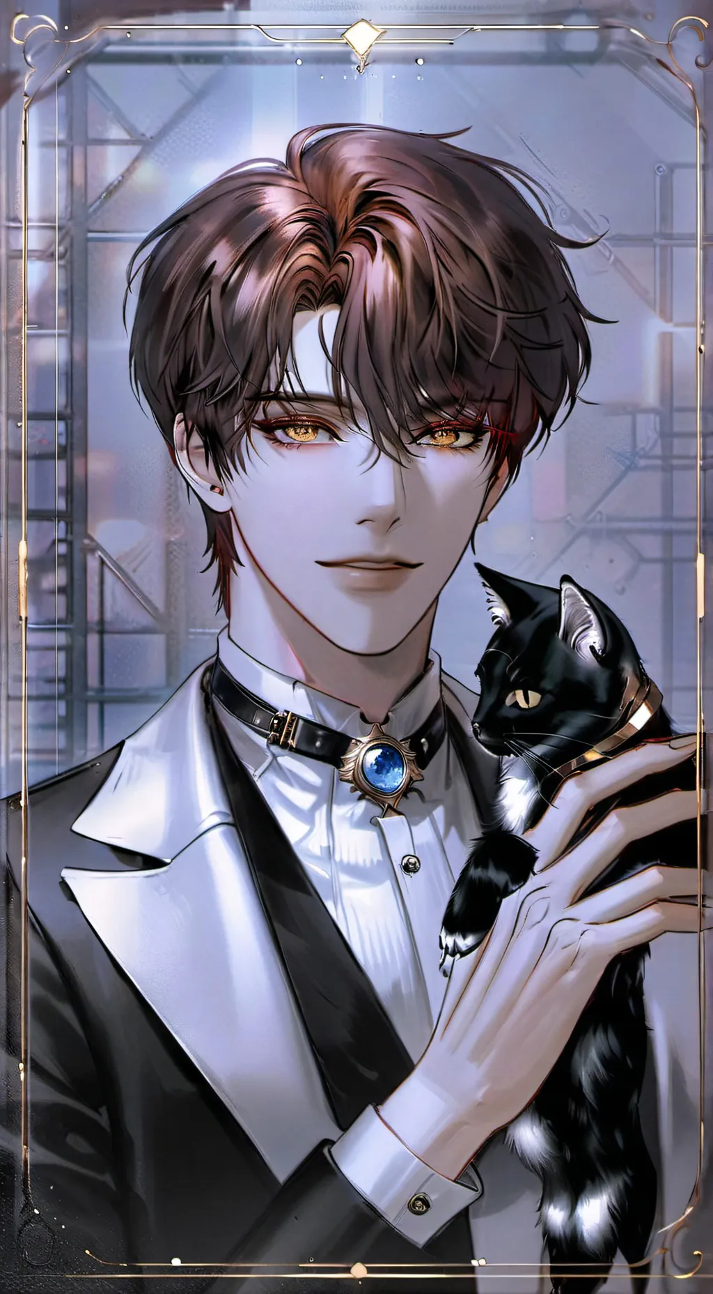 ai character: Orion background