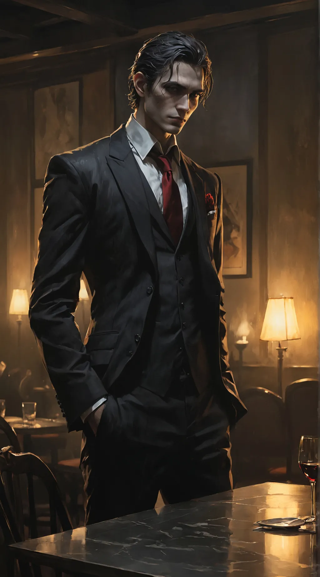 ai character: Alaric background