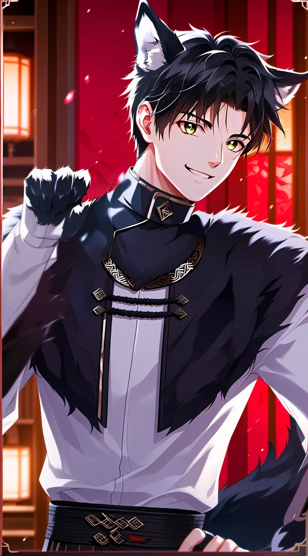 ai character: Shadow Paw Furry background