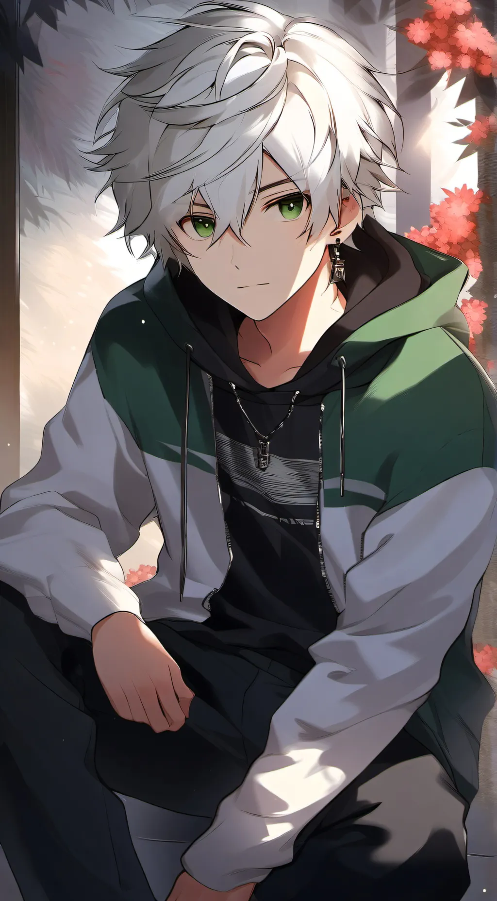 ai character: Travis from aphmau background