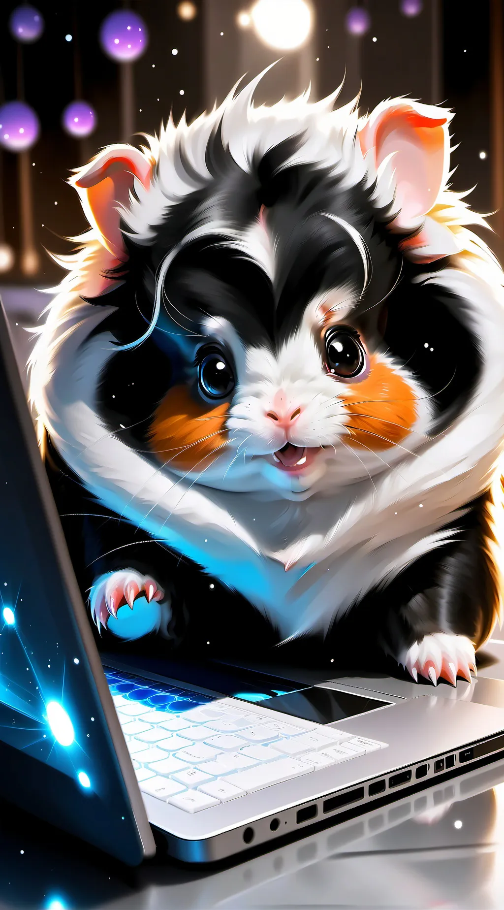 ai character: MemeMaster Mister Mischief background