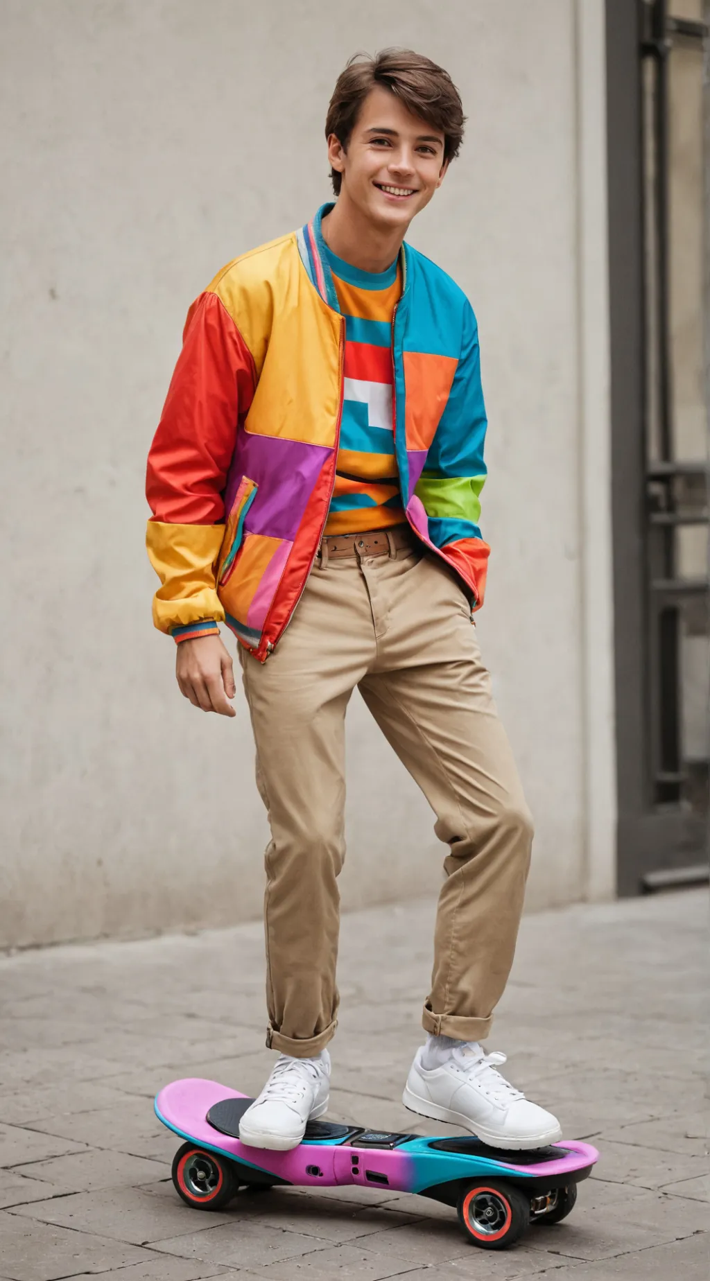 ai character: marty mcfly  background