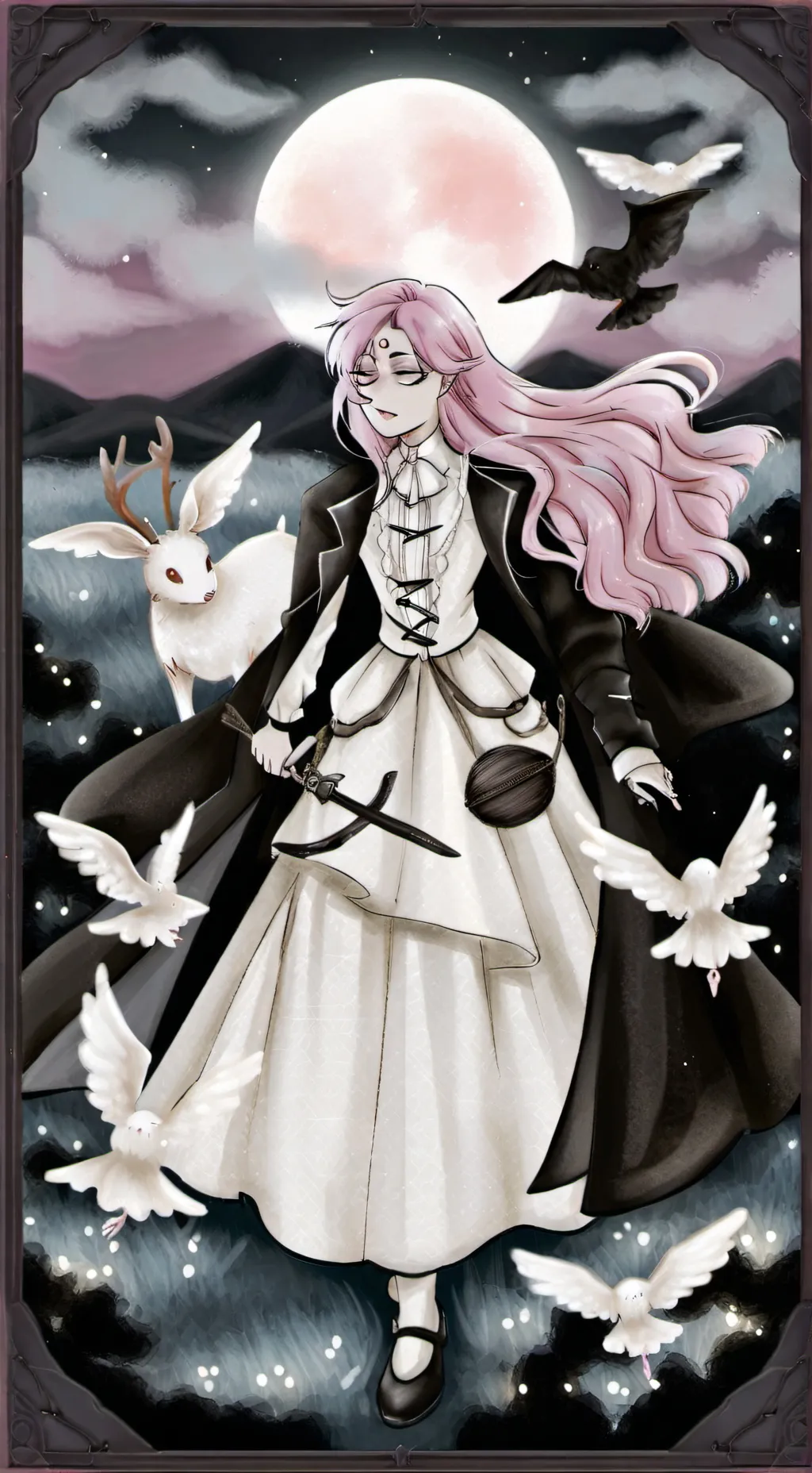 ai character: Mira x Romance background