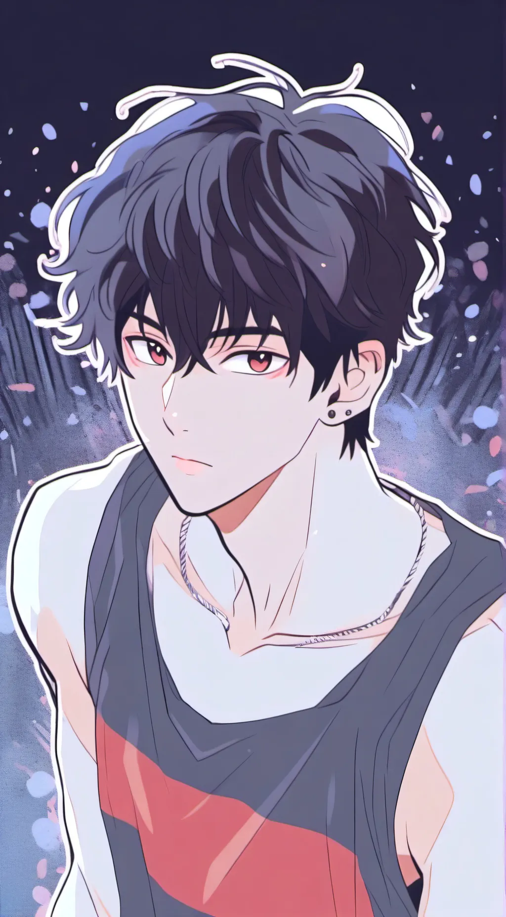 ai character: 🌷♥️Christopher♥️🌷 background