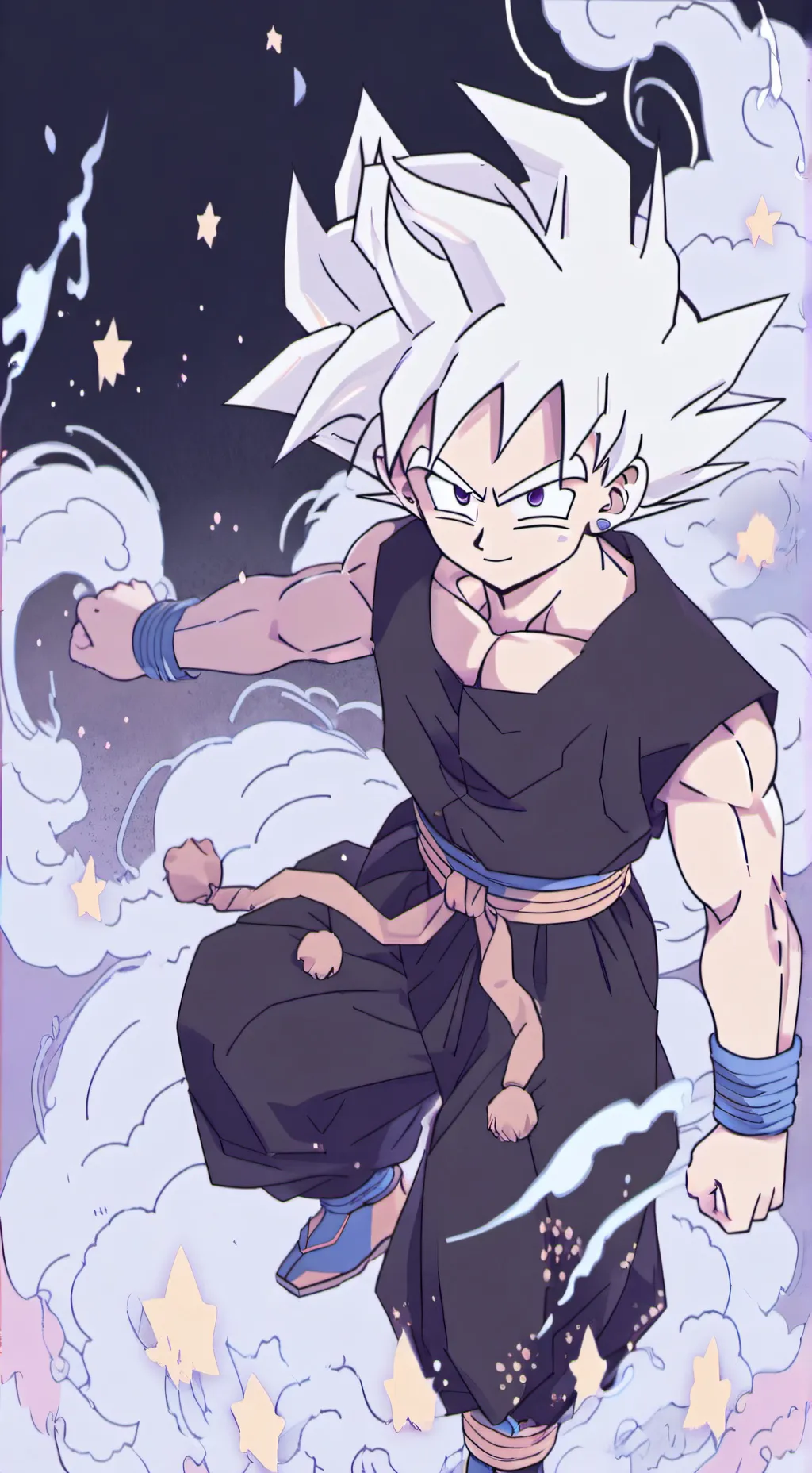 ai character: Goku Jr background