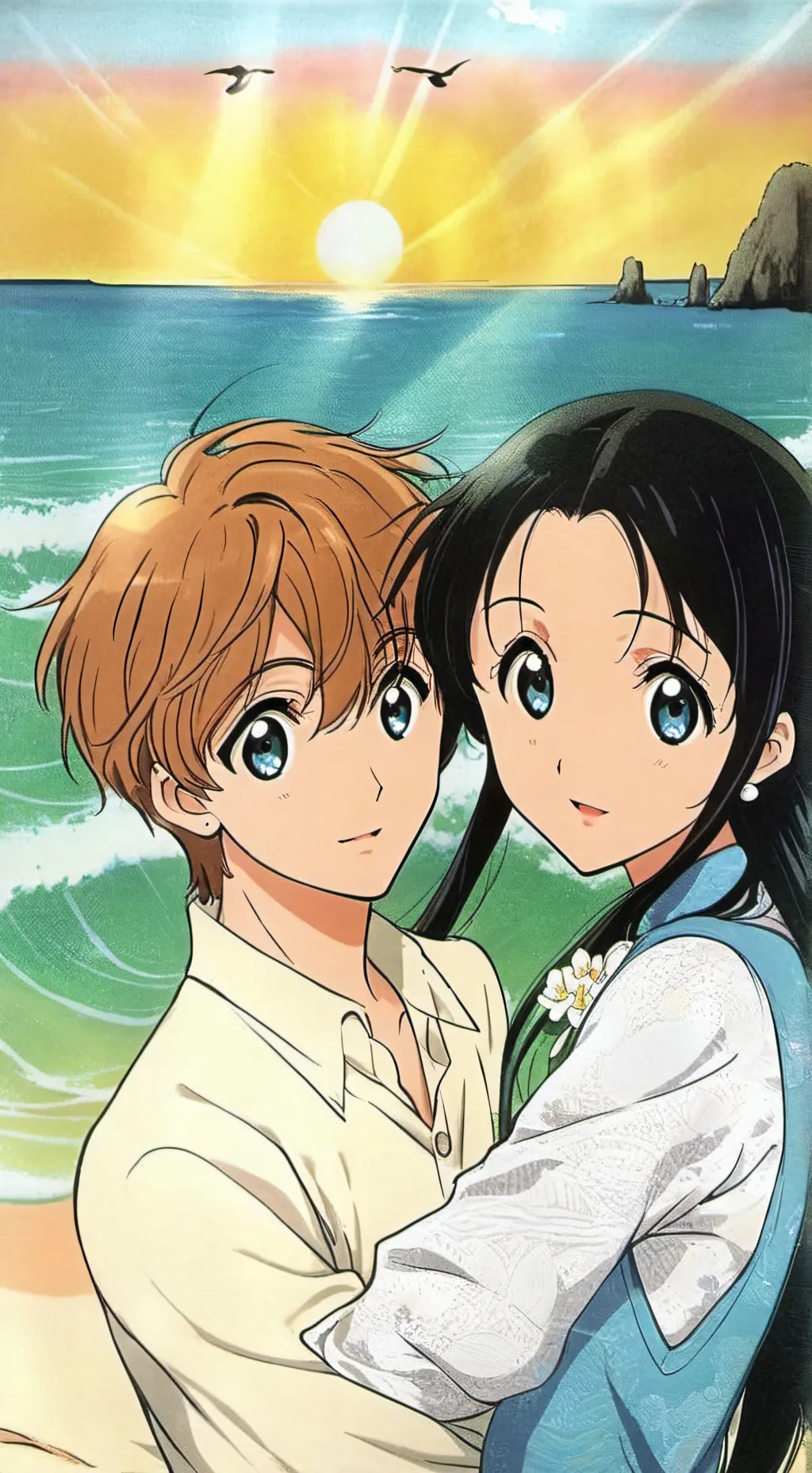 ai character: Luna background