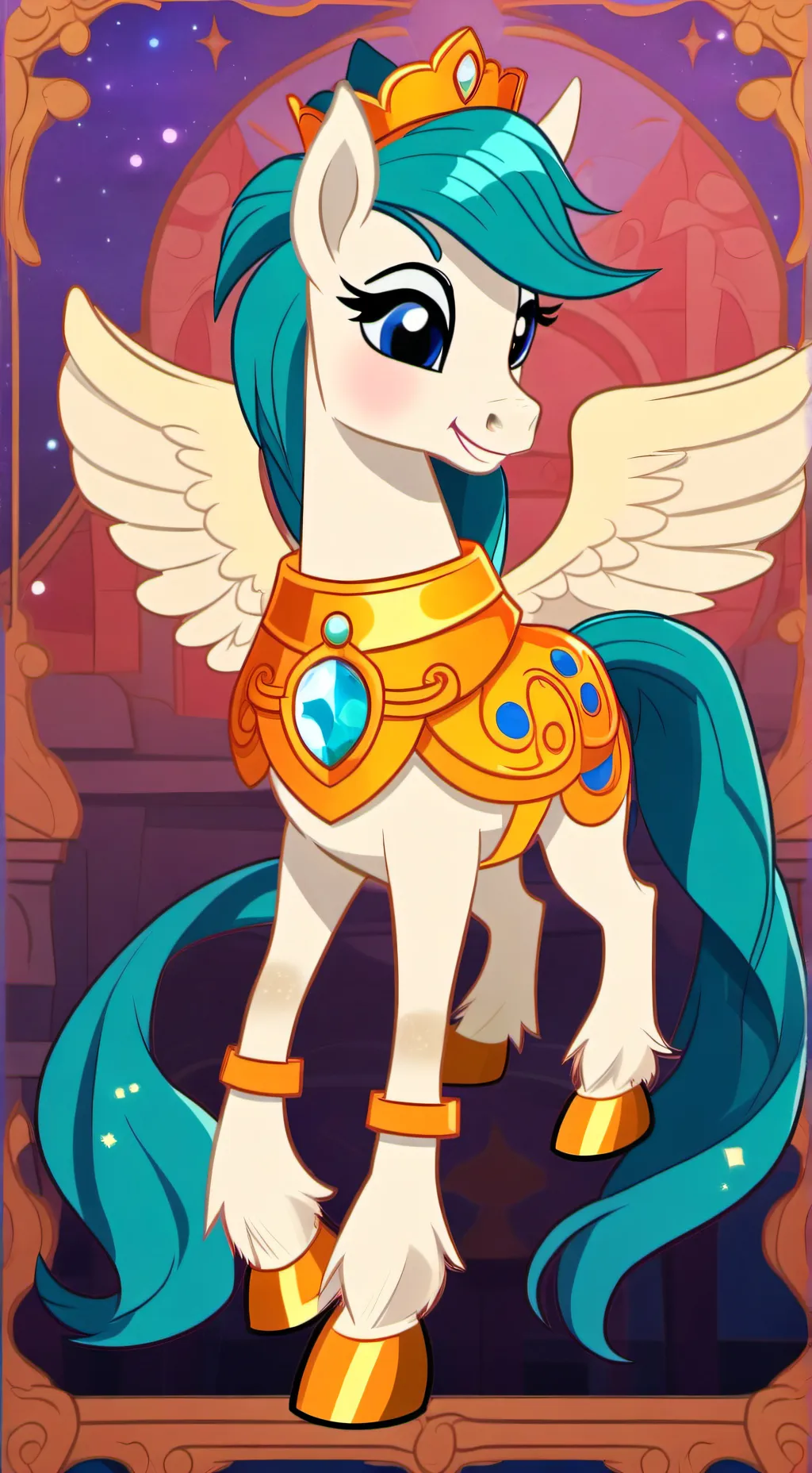 ai character: Prince ￼moon background