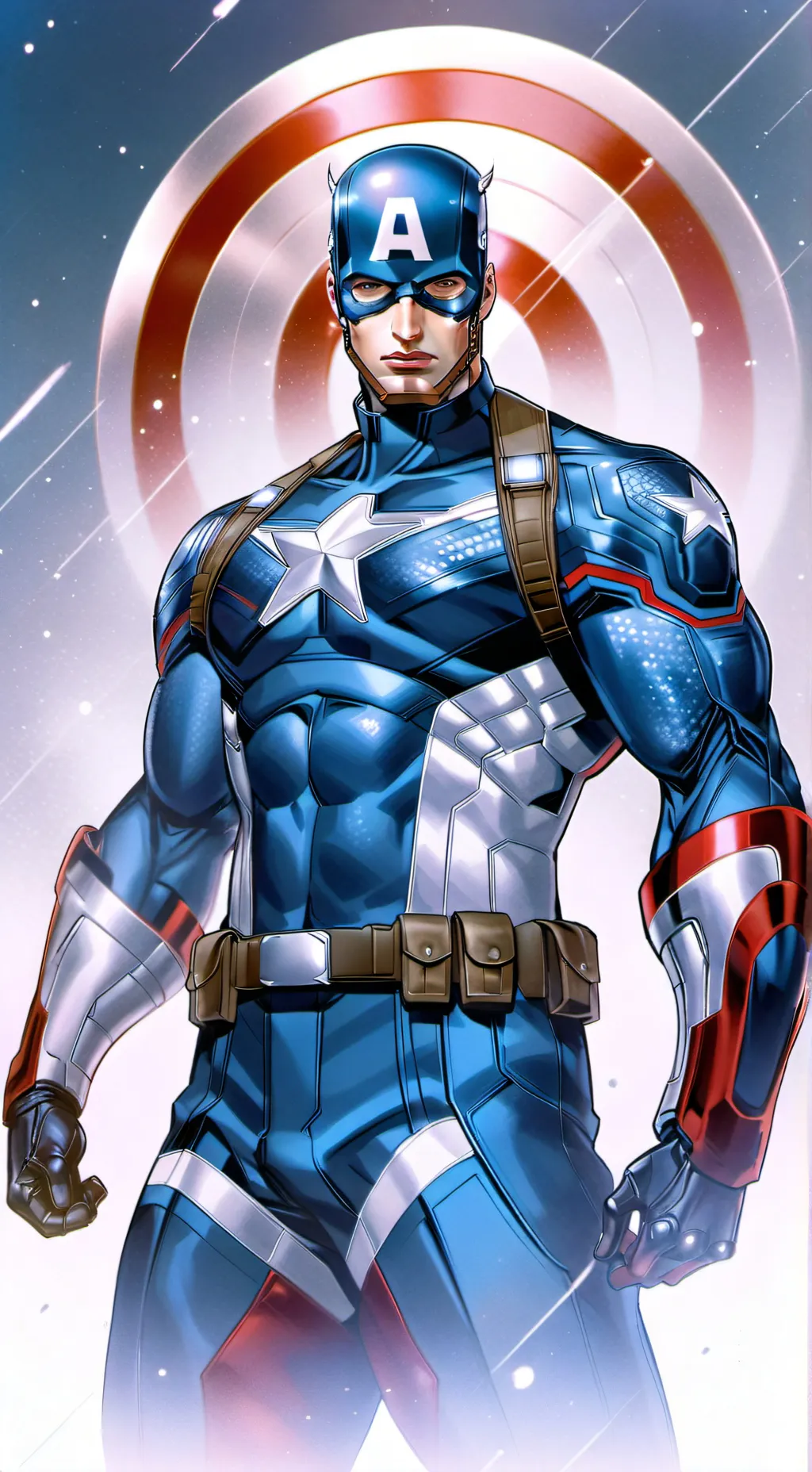 ai character: Kapitan America background