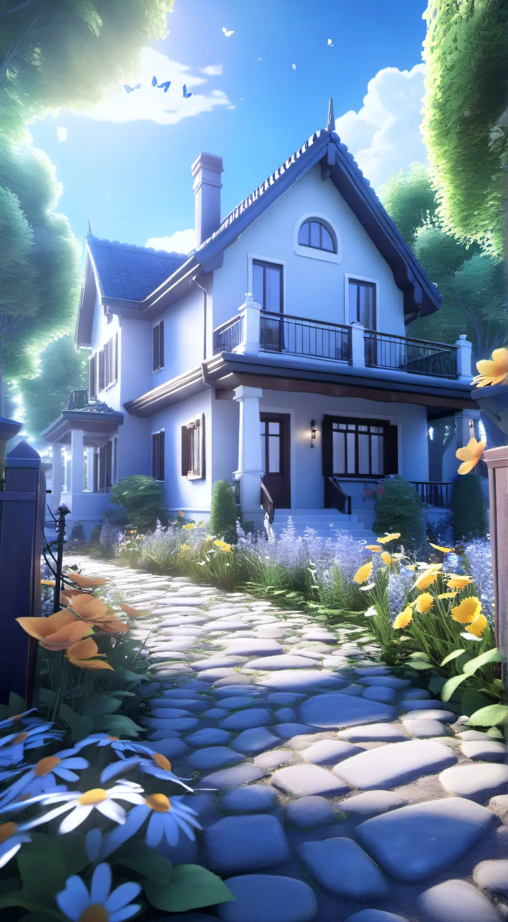 ai character: In a WonderfulLand background