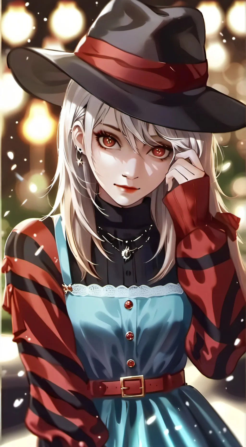 ai character: Freddy Krueger  background