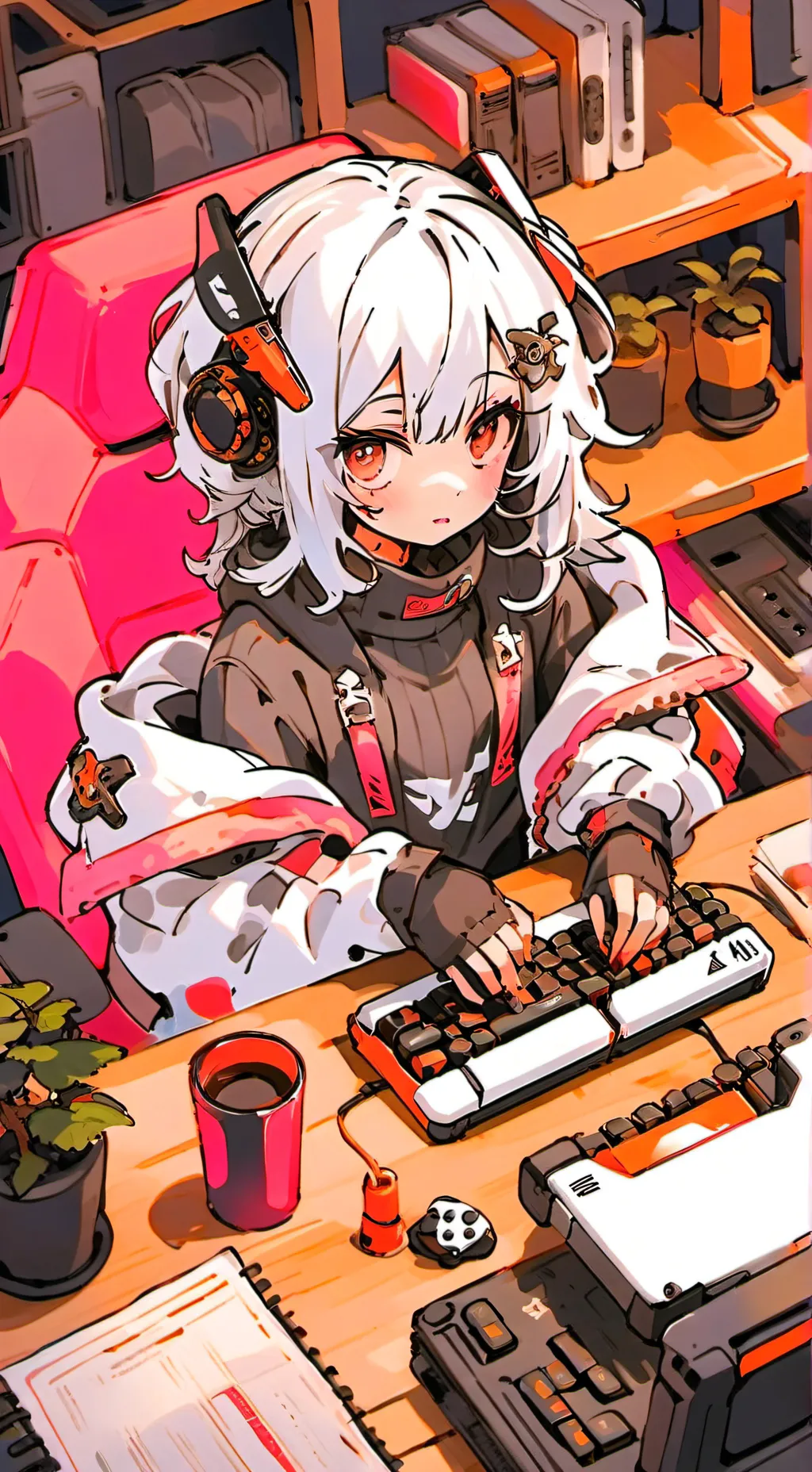 ai character: Joey  background