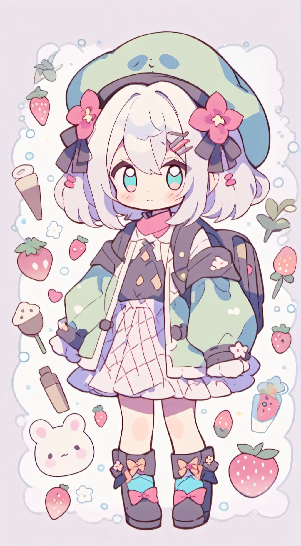 ai character: SPRUNKI  background