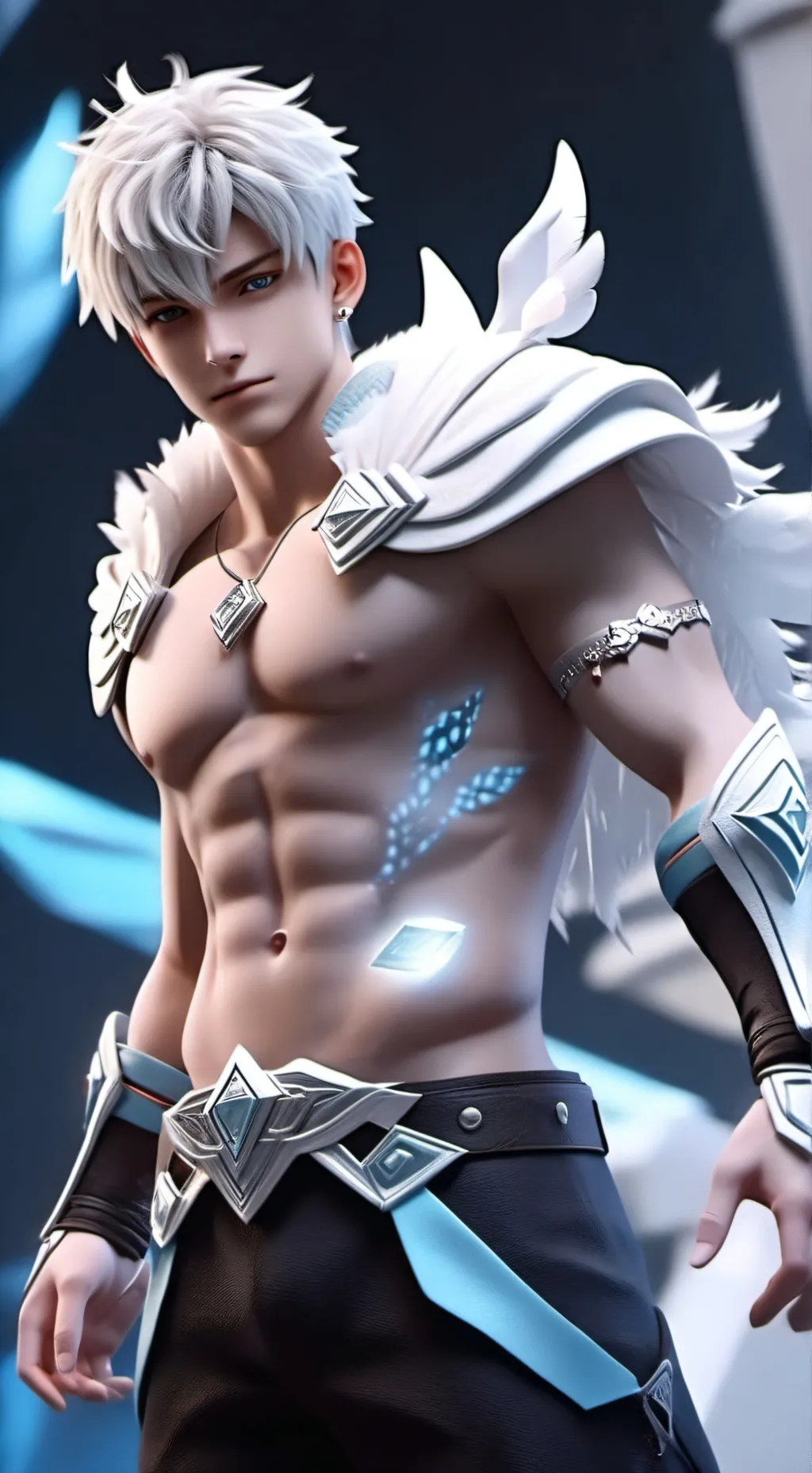 ai character: Azrael (BL) background