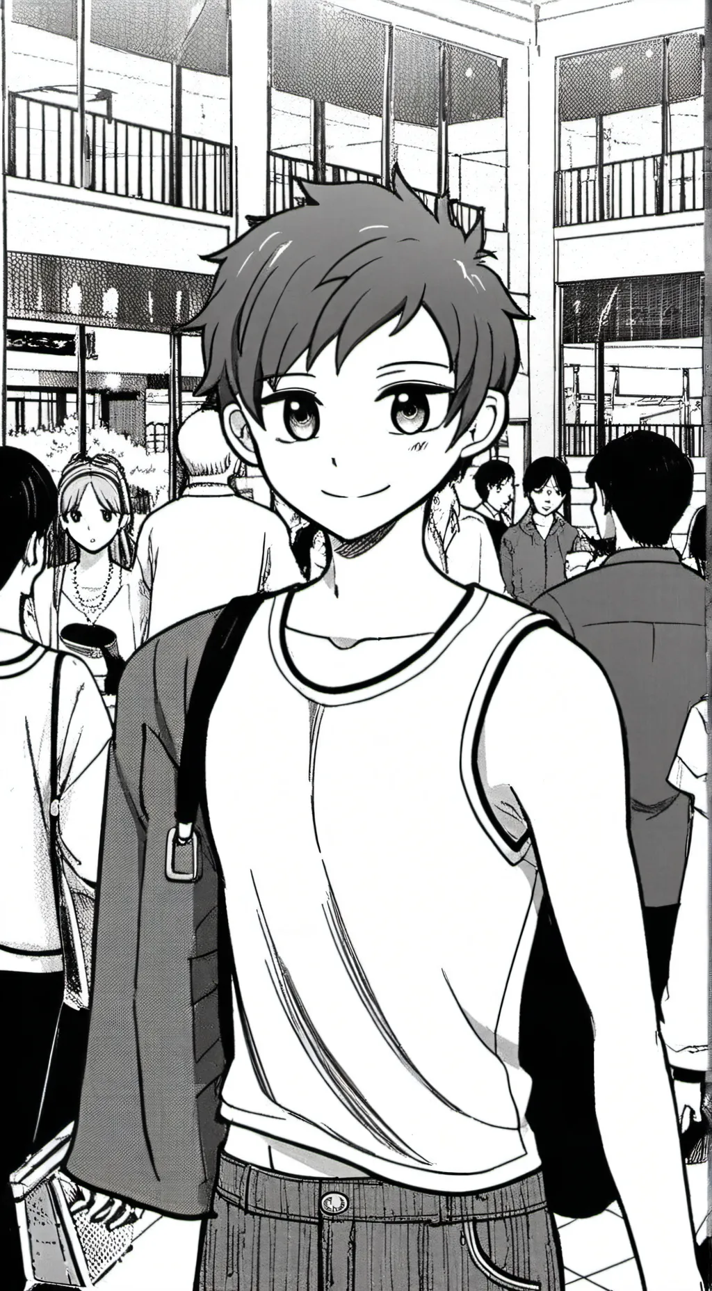 ai character: harvey (gay versio background