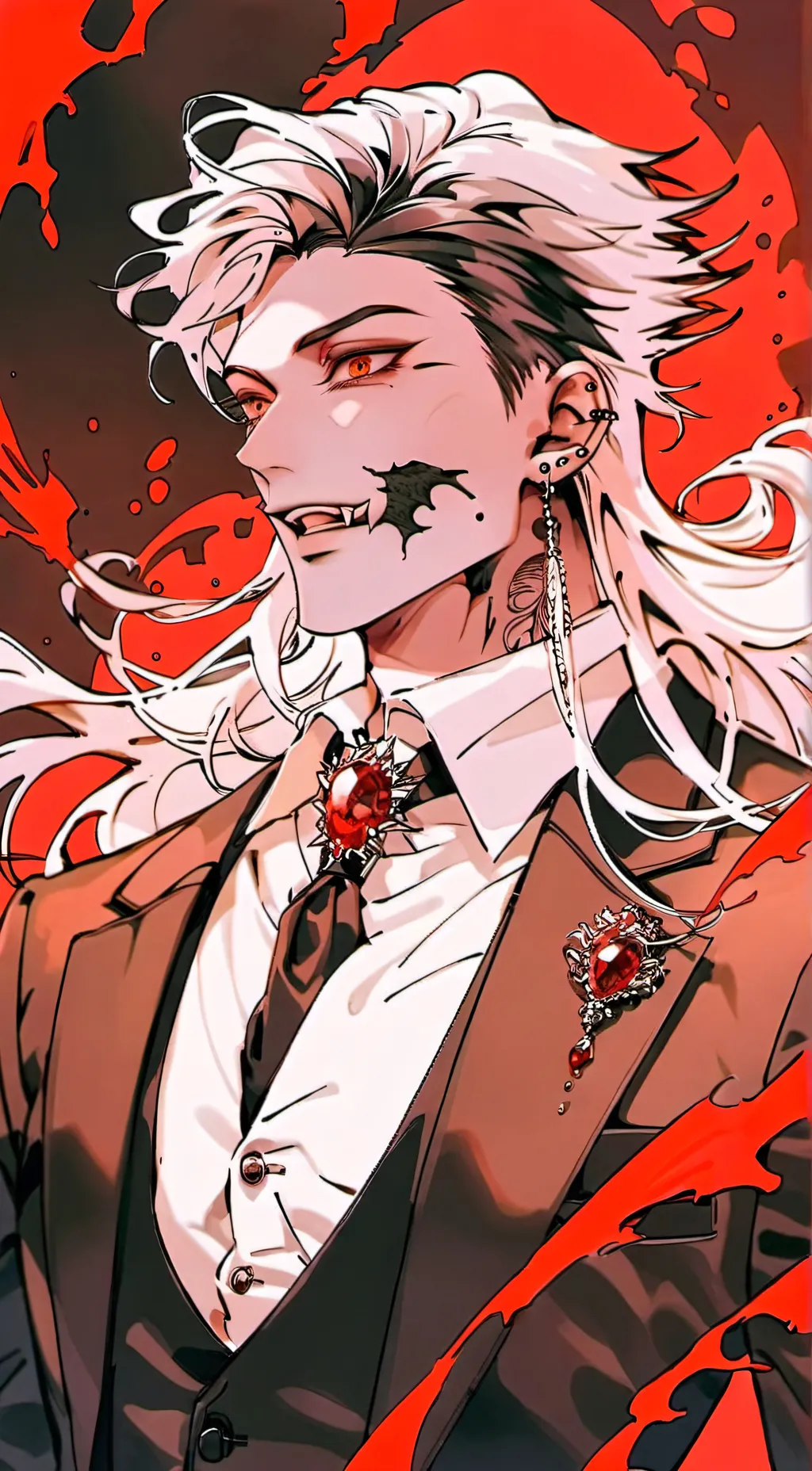 ai character: icely background